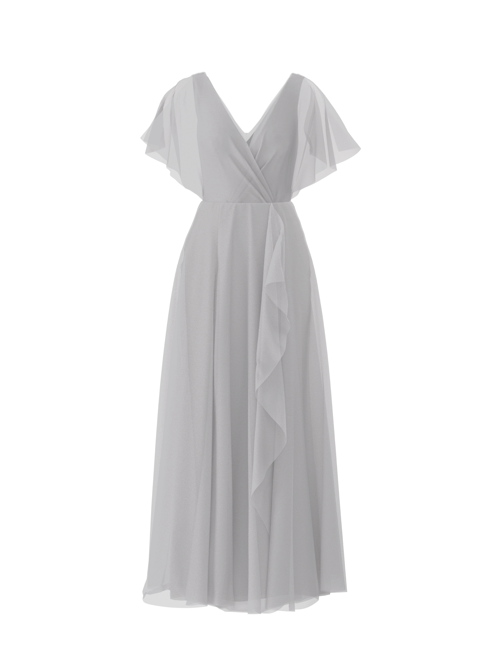 Ava Bodice & Jaycie Skirt Platinum Set - Elegant Women's Formal Wear for Parties, Weddings & Special Occasions
