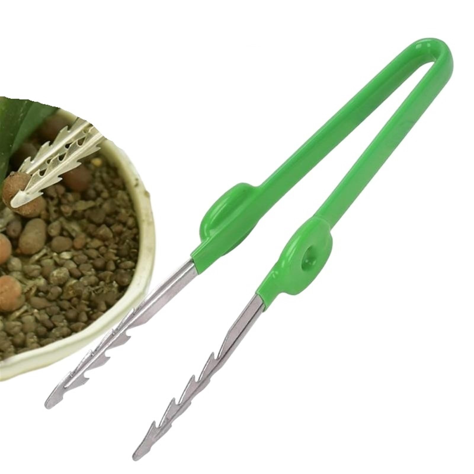 Precision Hair Removal & Gardening Tweezers - Curved Serrated Tip Bonsai Tool, Aquarium Clip & Repair Tweezers for Kitchen, Garden & DIY Projects | Perfect for Grooming, Plant Care & Home Maintenance