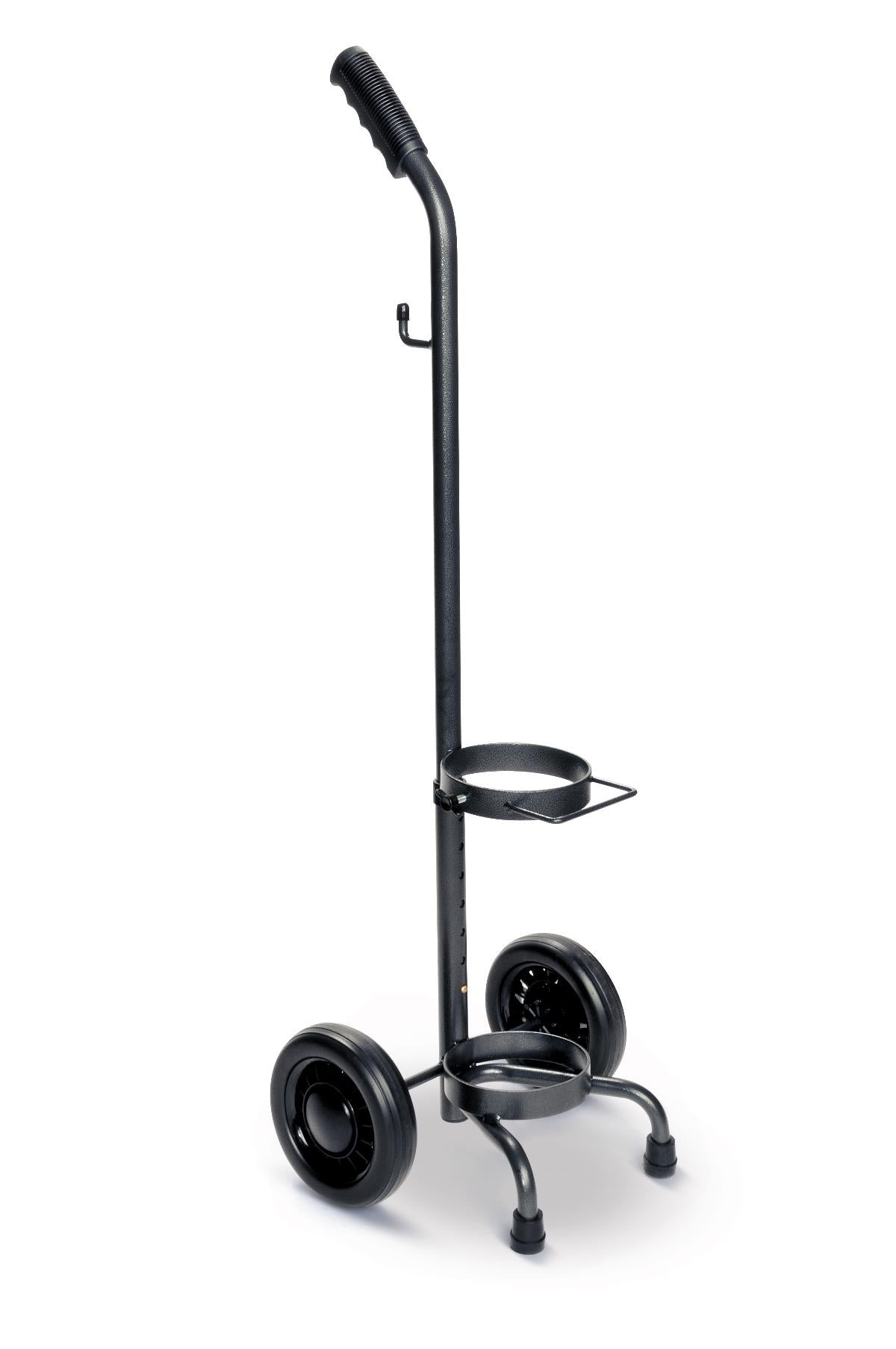 D & E Cylinder Rolling Cart - Heavy Duty Medical Oxygen Tank Transport with Wheels - Perfect for Hospitals, Clinics & Home Healthcare Use