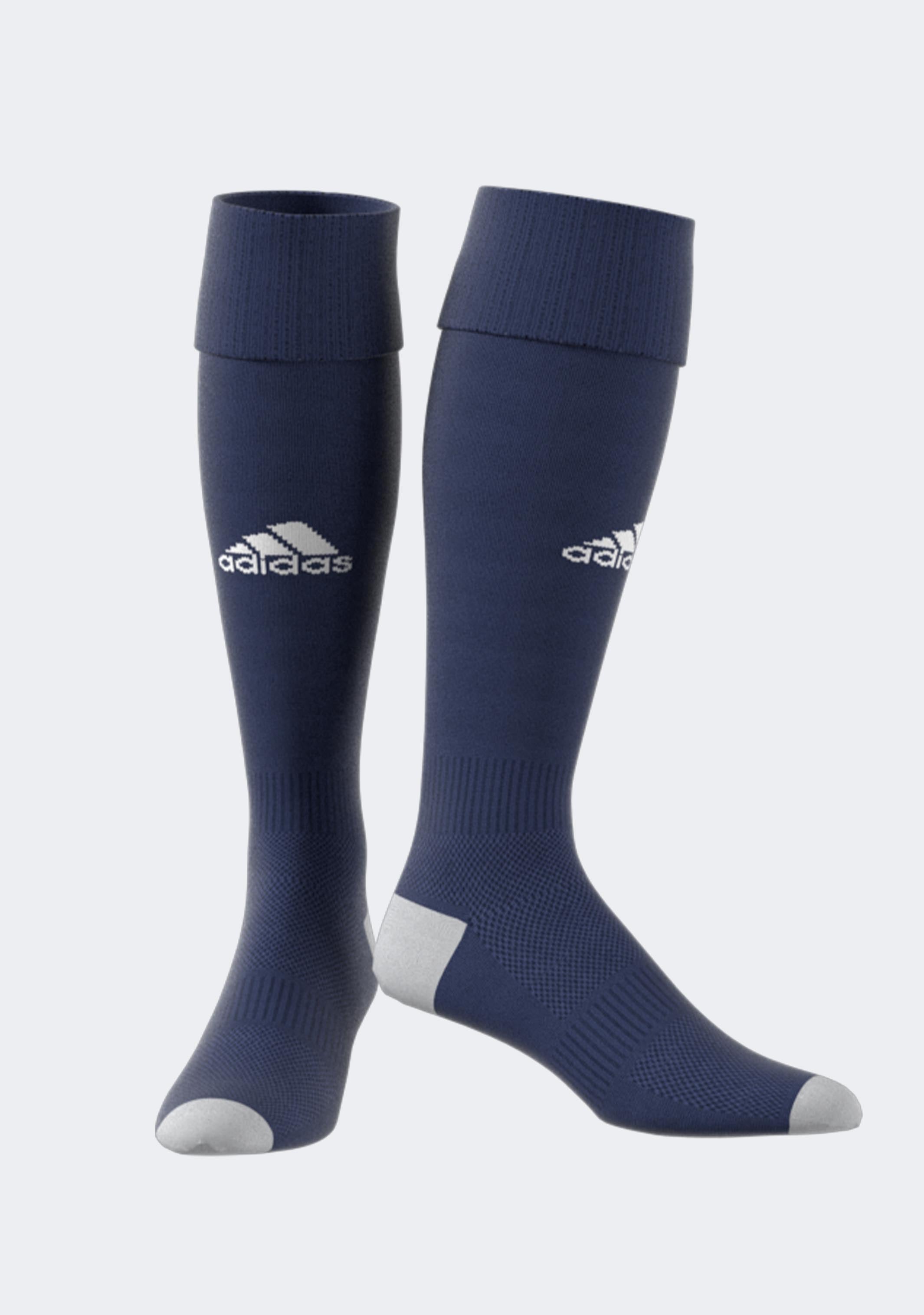 Adidas Milano 16 Athletic Socks - 3 Pack Cushioned Crew Socks for Running, Gym & Sports - Breathable Moisture-Wicking Performance Socks for Men & Women