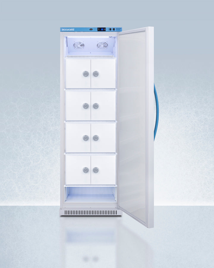 Accucold 15 Cu.Ft. Upright Vaccine Refrigerator with Interior Lockers - Medical Grade Storage for Vaccines, Pharmaceuticals & Lab Samples - Perfect for Clinics, Hospitals & Research Facilities