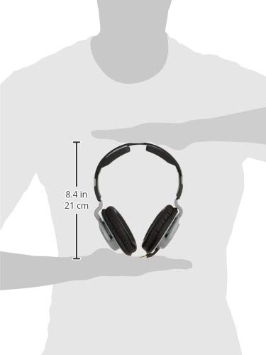 Superlux HD 661 Professional Studio Monitor Headphones - Gray Closed-Back Design for Accurate Audio Mixing, Recording & Music Production