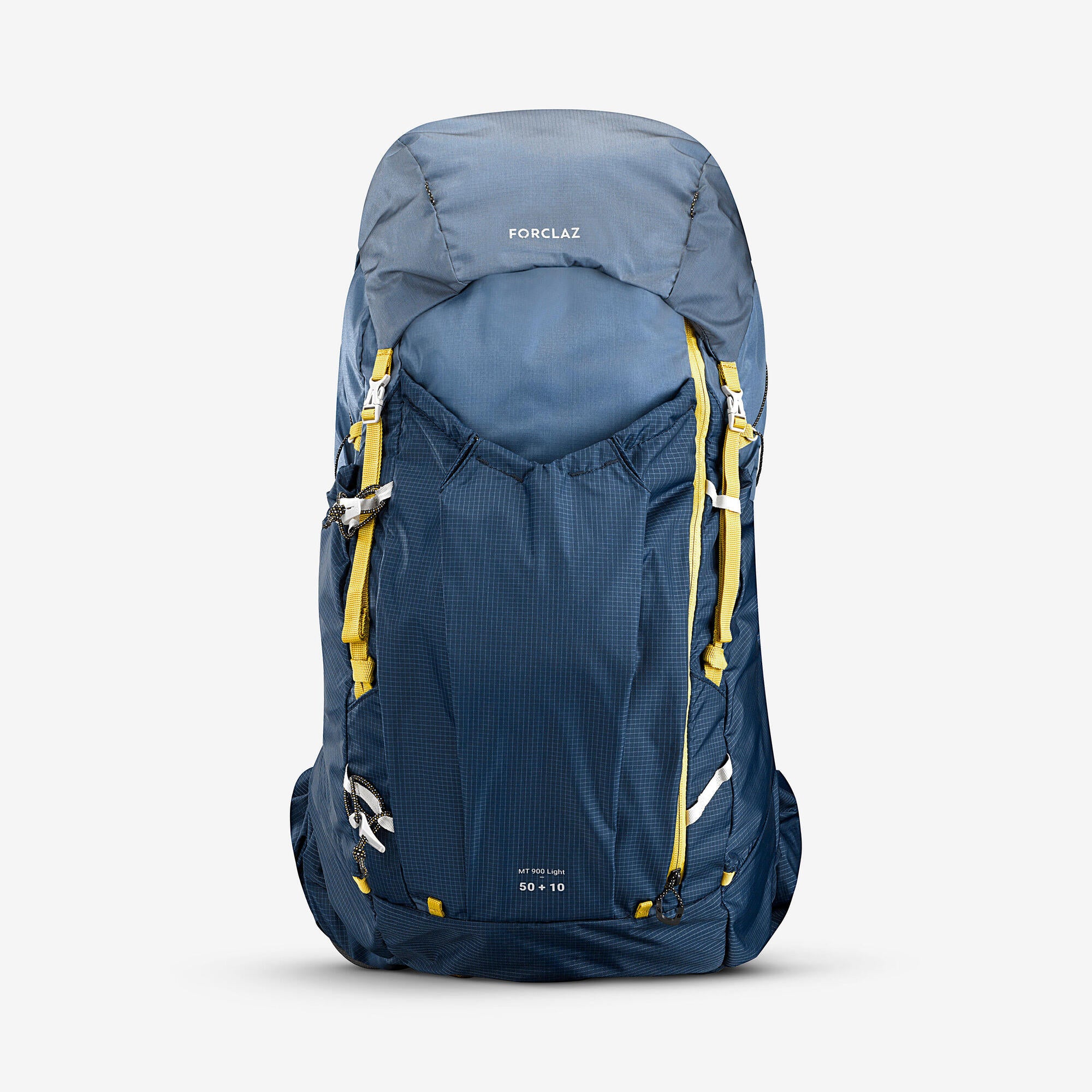 Forclaz Men's MT900 50+10L Ultralight Backpacking Pack - Lightweight Hiking Backpack for Camping, Trekking & Outdoor Adventures