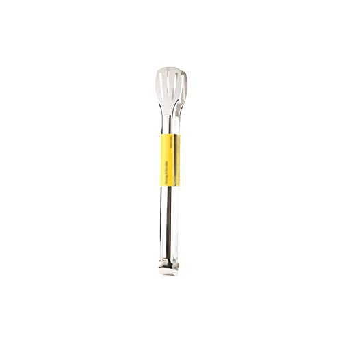 Stainless Steel BBQ Tongs - 7 Inch Multipurpose Kitchen Food Tongs for Grilling, Baking, Flipping Steak, Serving Salad & Bread - Perfect for Outdoor BBQ, Camping & Home Cooking