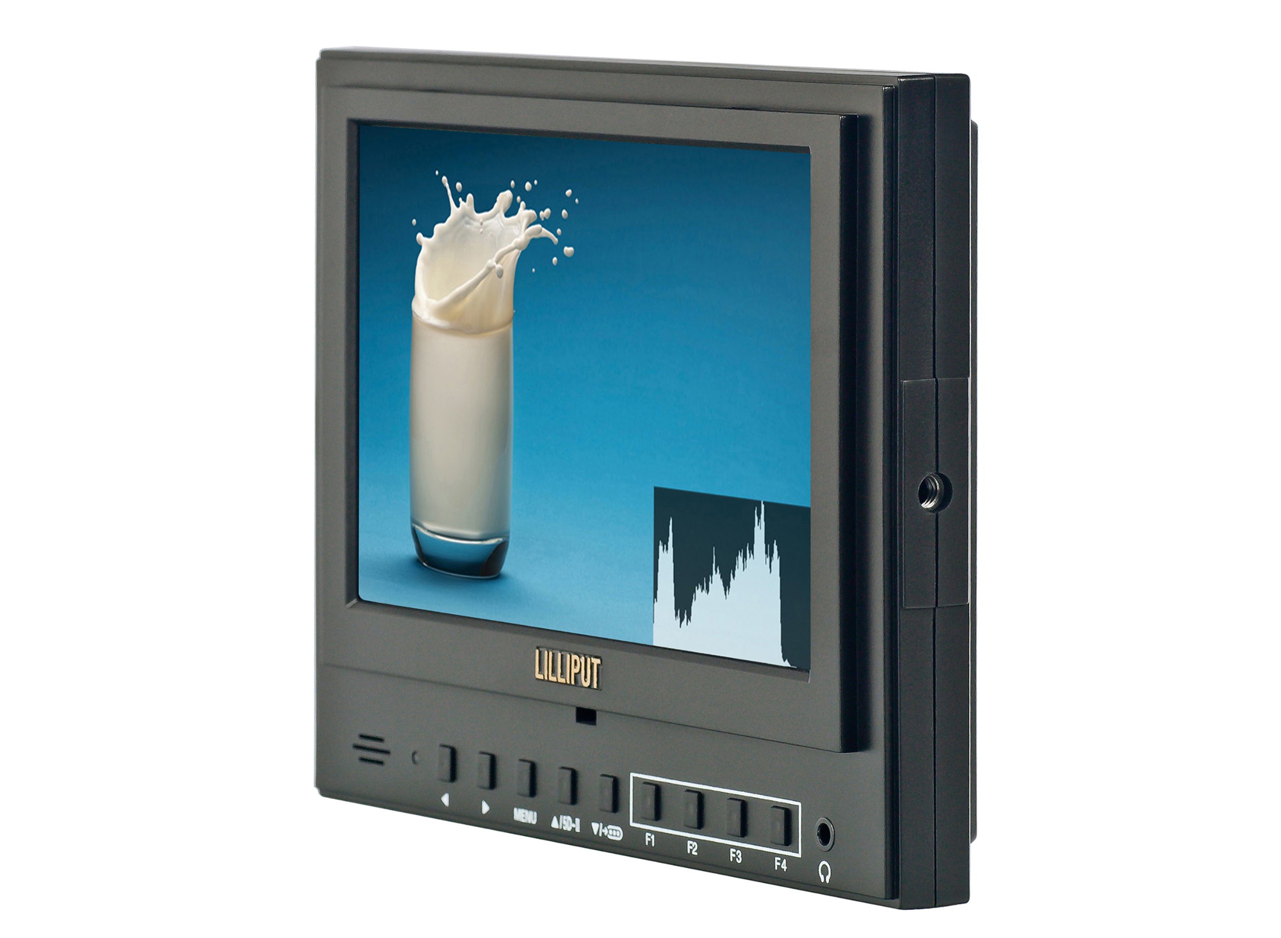 LILLIPUT 5D-II/H/P Peaking Zebra Exposure Field Monitor with HDMI Input, Hot Shoe Mount, Mini HDMI Cable & Pisen QM91 Battery Charger - Perfect for DSLR Cameras, Video Production & On-Site Filmmaking
