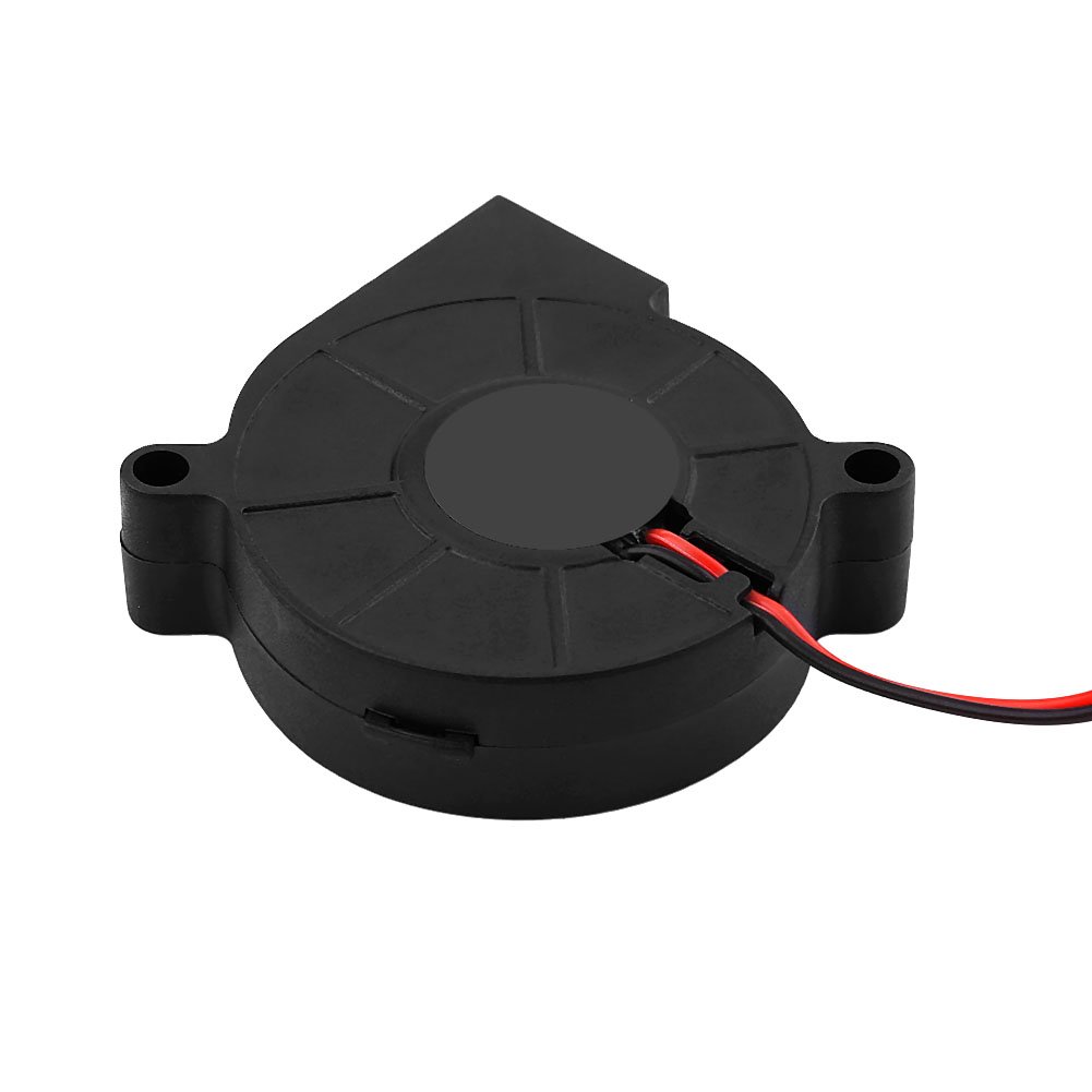 2Pcs DC 12V/24V 50x15mm Blow Radial Cooling Fan - High Speed Turbofan Cooler with Heatsinks for 3D Printer, RepRap, Humidifier & Electronic Devices - Replacement Parts for Efficient Cooling & Ventilation