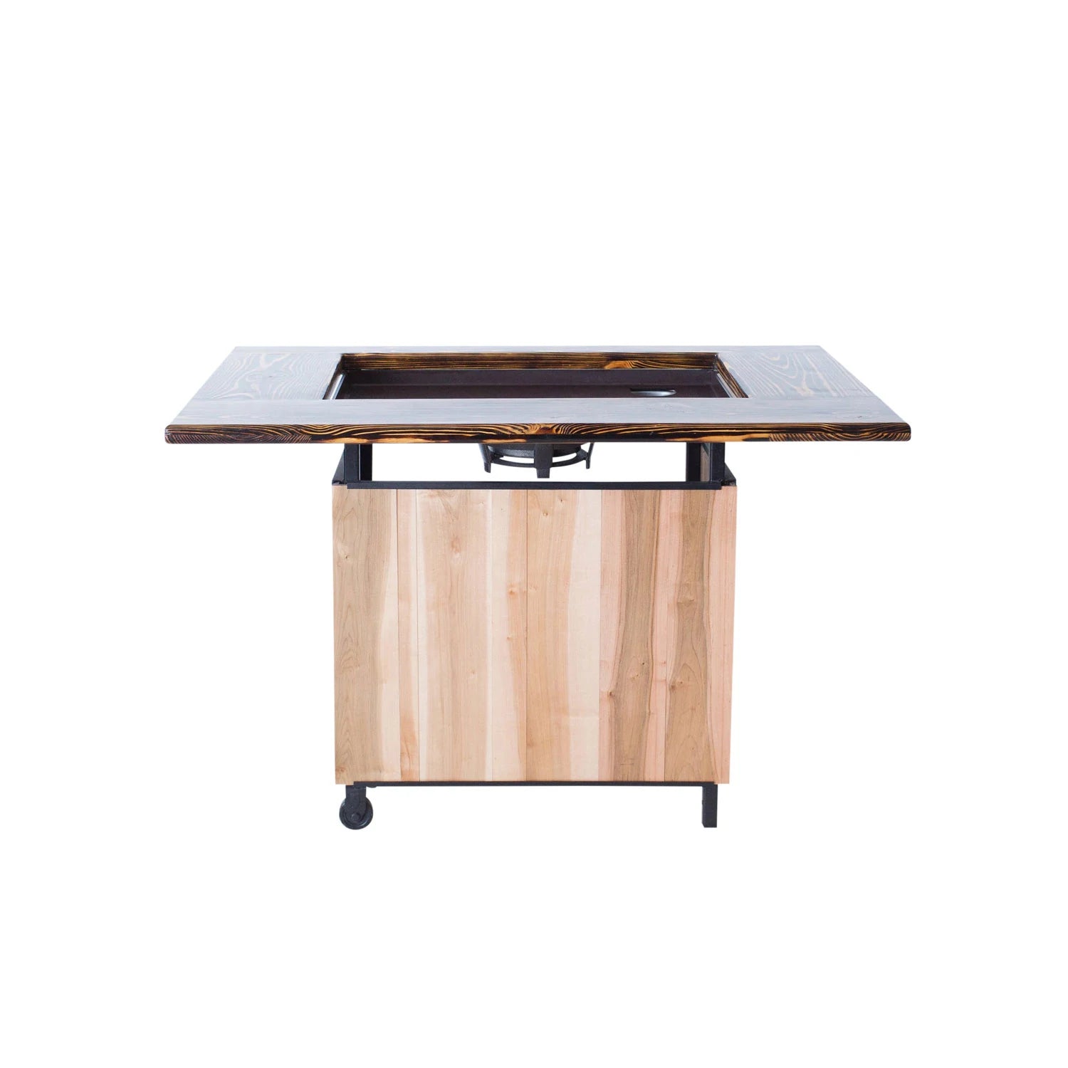 Premium Sweet Maple Backyard Hibachi Grill - Portable Charcoal BBQ for Outdoor Cooking, Camping, and Patio Parties