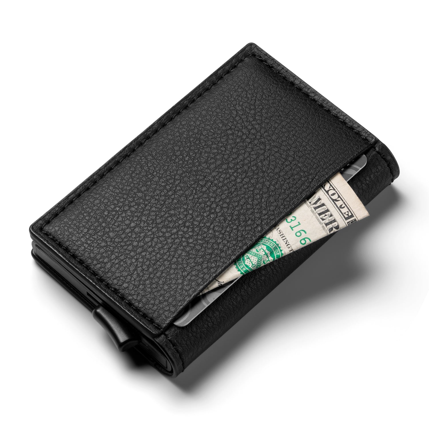 VC201 Slim Aluminum Card Holder with Back Slot - RFID Blocking Wallet for Credit Cards & IDs - Perfect for Travel, Business, and Everyday Use