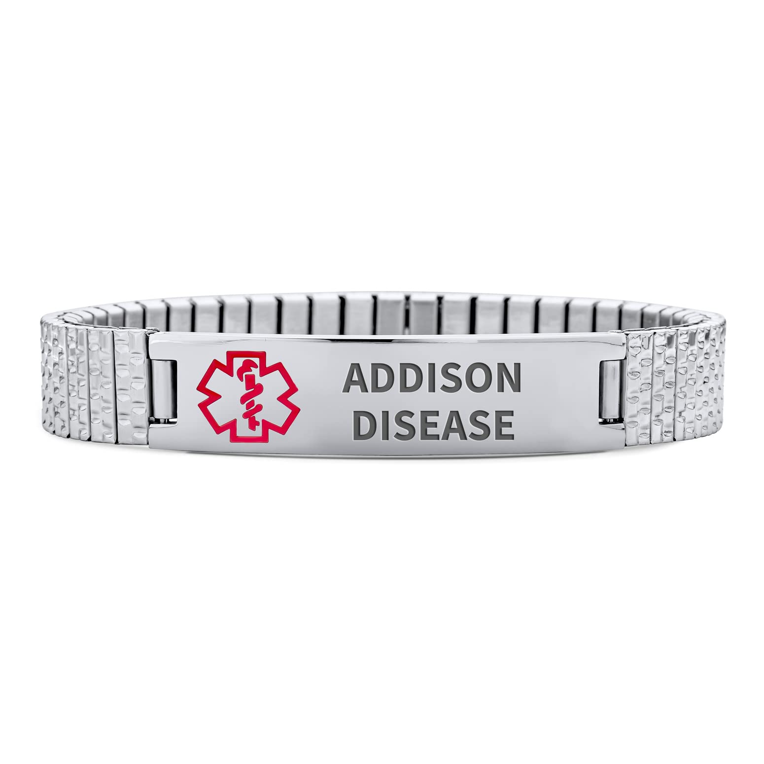 Personalized Medical ID Bracelet for Women & Teens - Adjustable Stainless Steel - Emergency Alert Jewelry