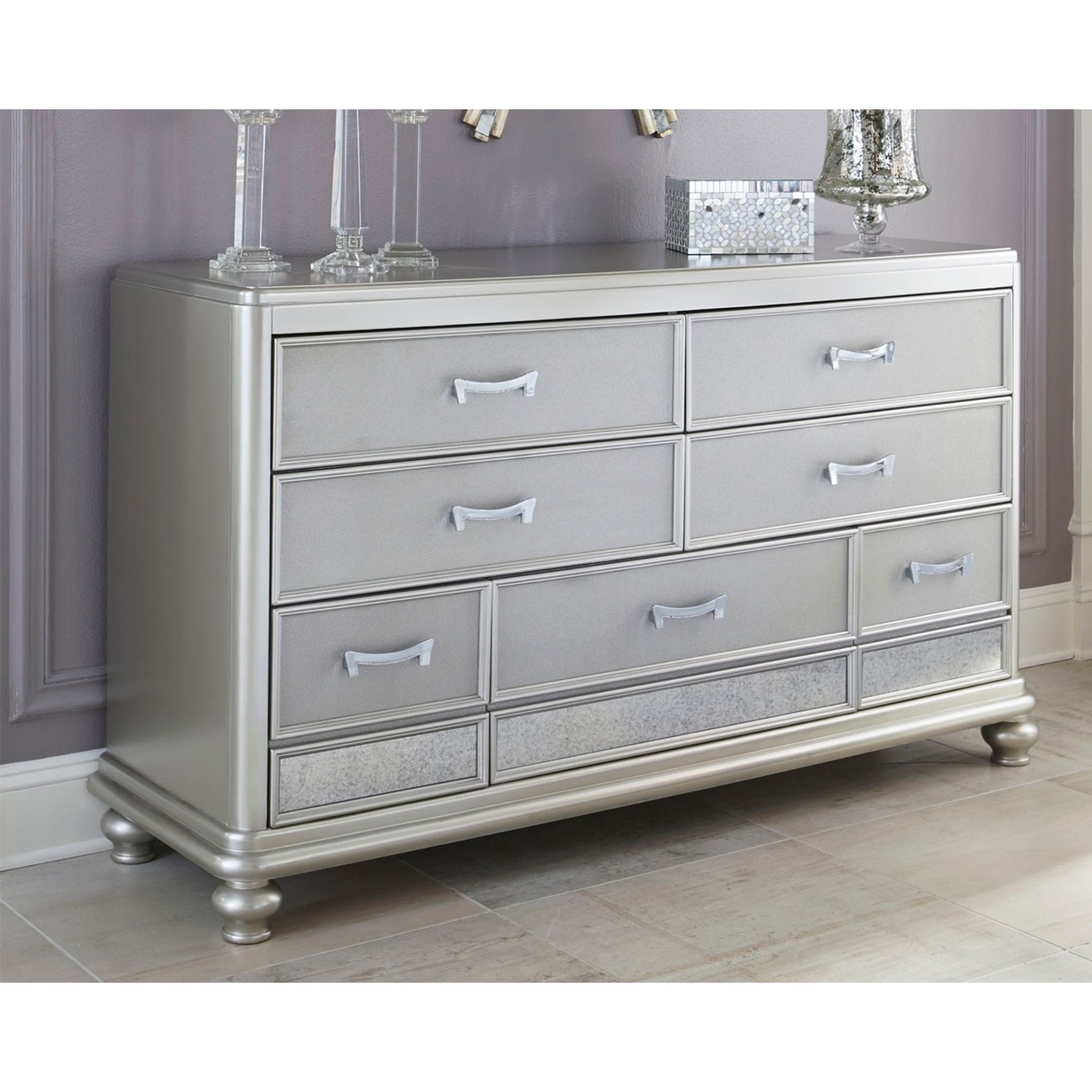 Coralayne Dresser - 6-Drawer Wooden Chest for Bedroom Storage | Stylish & Durable Dresser for Clothes Organization | Perfect for Bedroom, Nursery, or Guest Room
