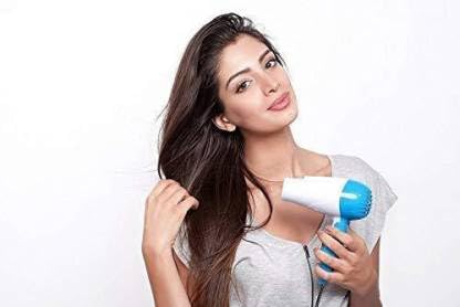 Professional Hot & Cold Hair Dryer with 2 Speed Settings, Thin Styling Nozzle & Diffuser - Blow Dryer for Men & Women - Perfect for Home Salon, Travel & Daily Styling