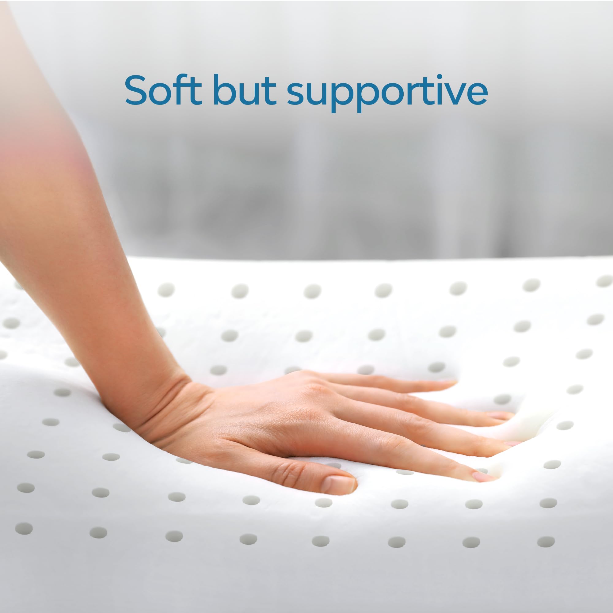 Premium Fiber & Foam Water Pillow Pack - Cooling Comfort for Hot Sleepers, Neck Pain Relief - Perfect for Side Sleepers, Travel & Home Use