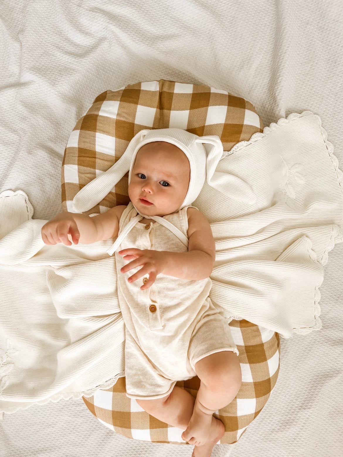Organic Muslin Bassinet Sheet for Baby Crib - Soft, Breathable & Hypoallergenic - Perfect for Nursery, Travel & Co-Sleeping - Lancaster Pop Ya Tot