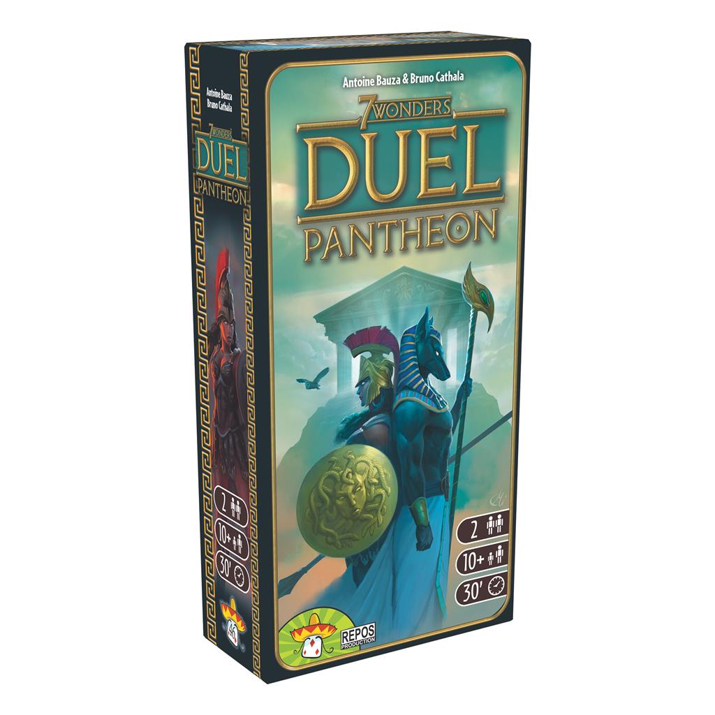 7 Wonders: Duel Pantheon Expansion Board Game - Strategic Card Game for 2 Players | Perfect for Game Nights & Couples Date Nights
