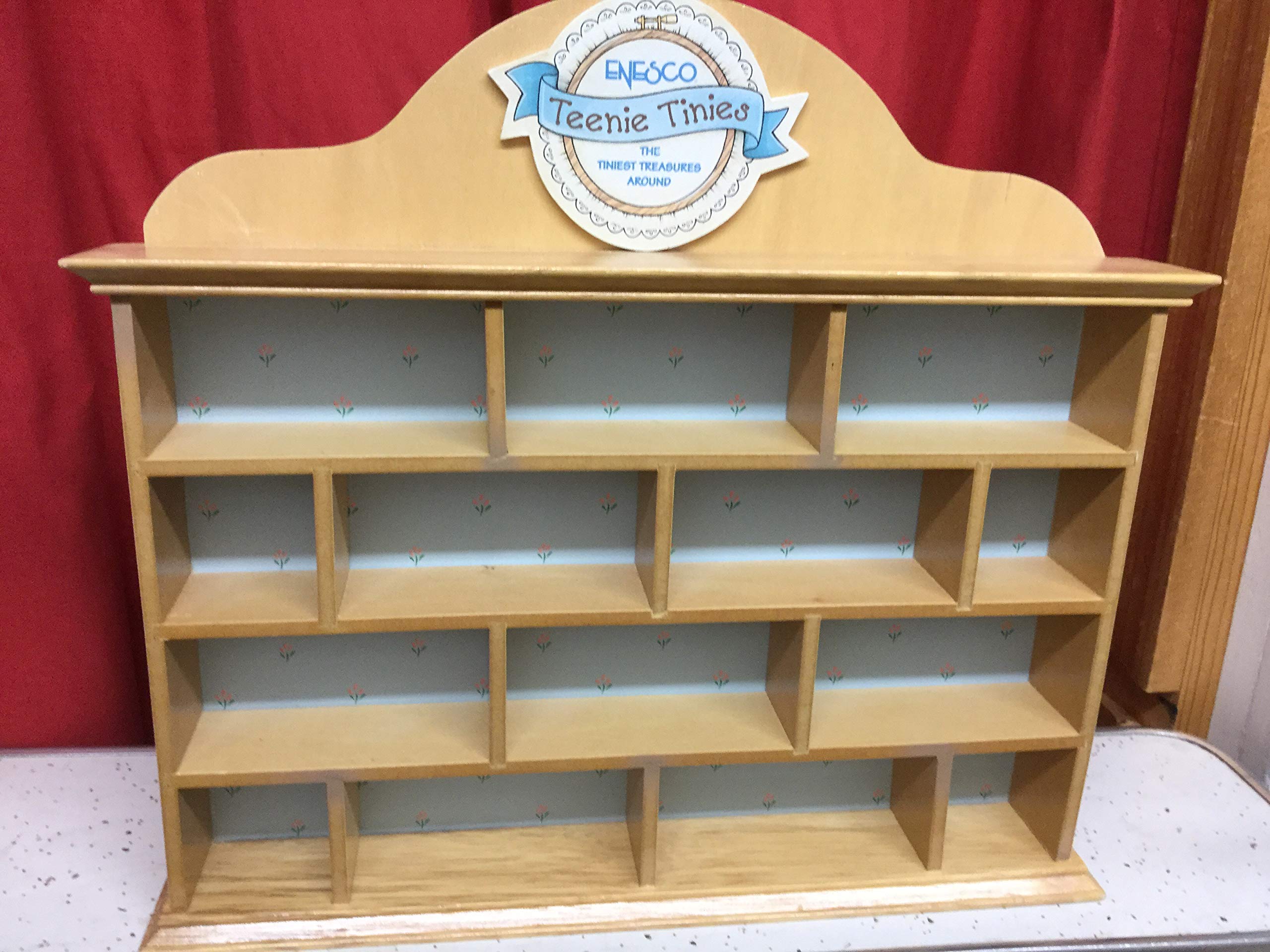Enesco Teenie Tinies Shadow Box - Miniature Collectible Display Case for Home Decor & Gift Giving
