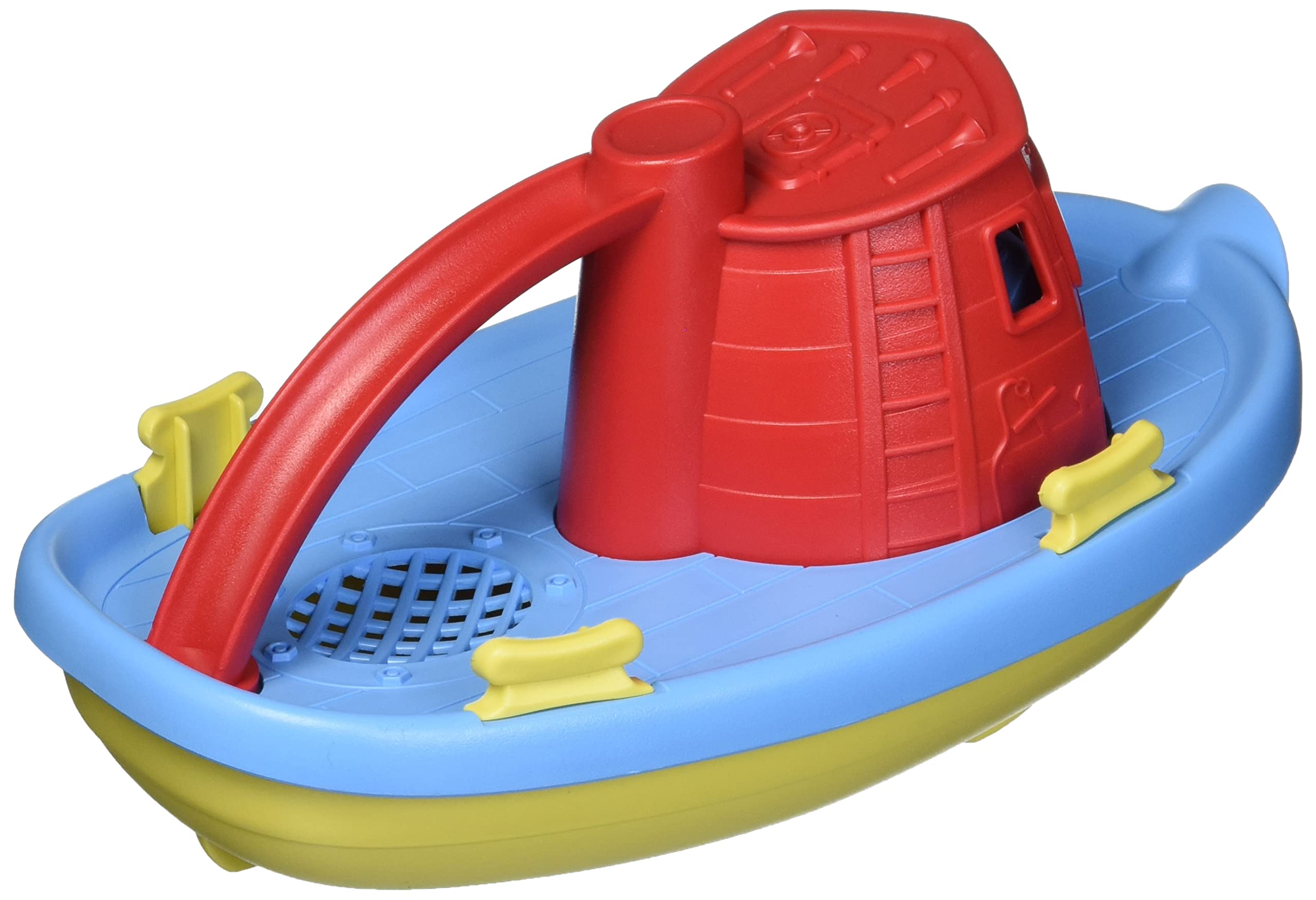 Green Toys Tug Boat - Eco-Friendly Red Bath Toy for Kids | Perfect for Bathtime Play, Pool Fun & Imaginative Water Adventures