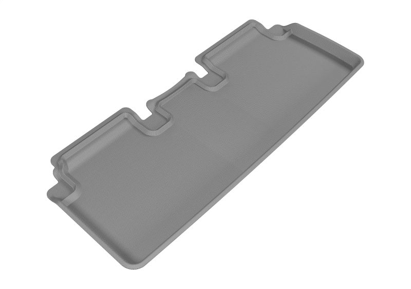 3D MAXpider Custom Fit Floor Mats for Tesla Model S (2012-2020) - Kagu 2nd Row All-Weather Car Mats in Gray - Perfect for Family Road Trips & Daily Commuting