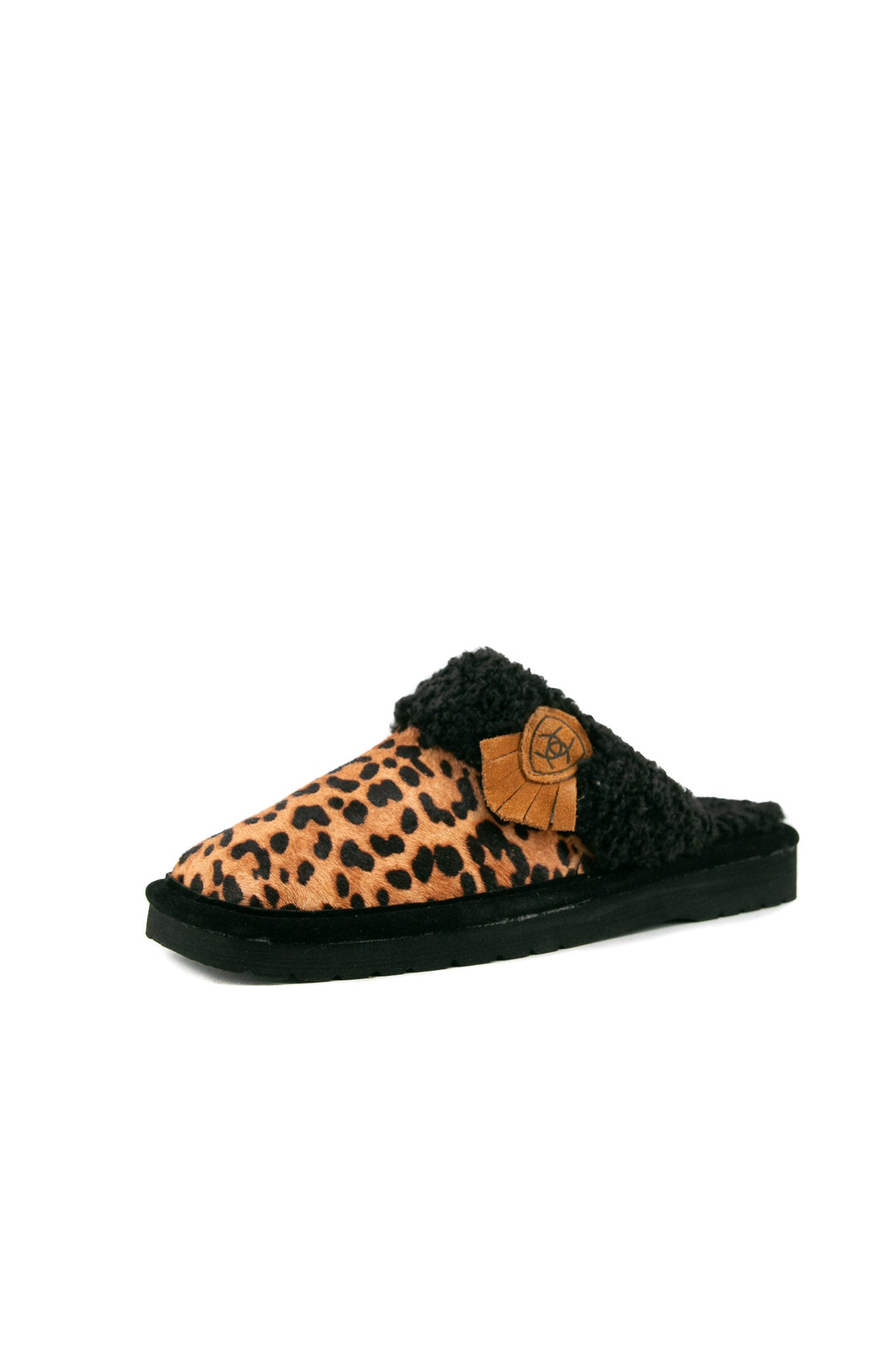 Ariat Women's Leopard Print Slippers - Cozy House Shoes for Indoor Comfort & Lounge Wear