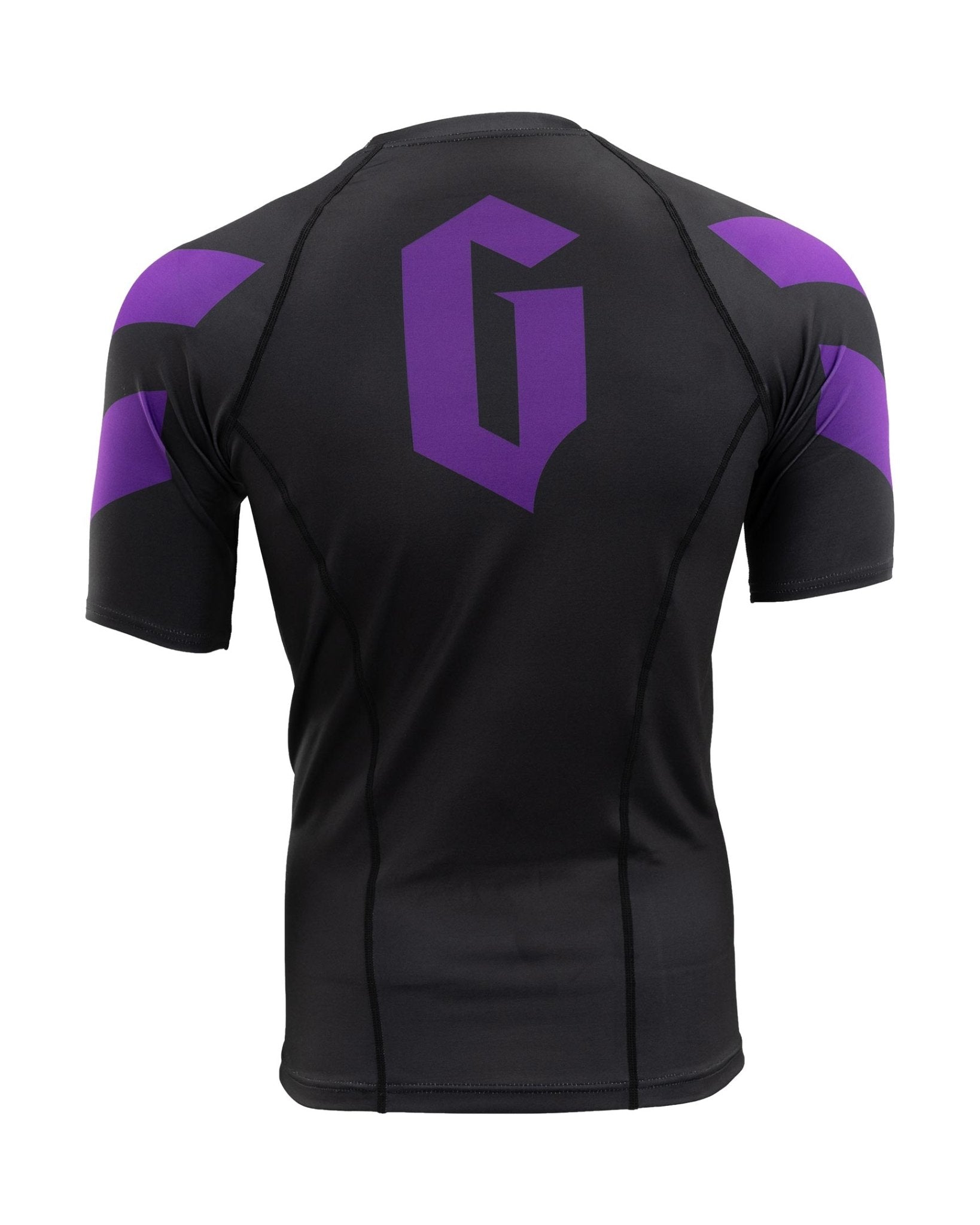 Men's Short Sleeve Pro Ranked Rash Guard - UPF 50+ Sun Protection for Surfing, MMA & Water Sports | Quick-Dry Compression Shirt for Swimming & Beach Activities