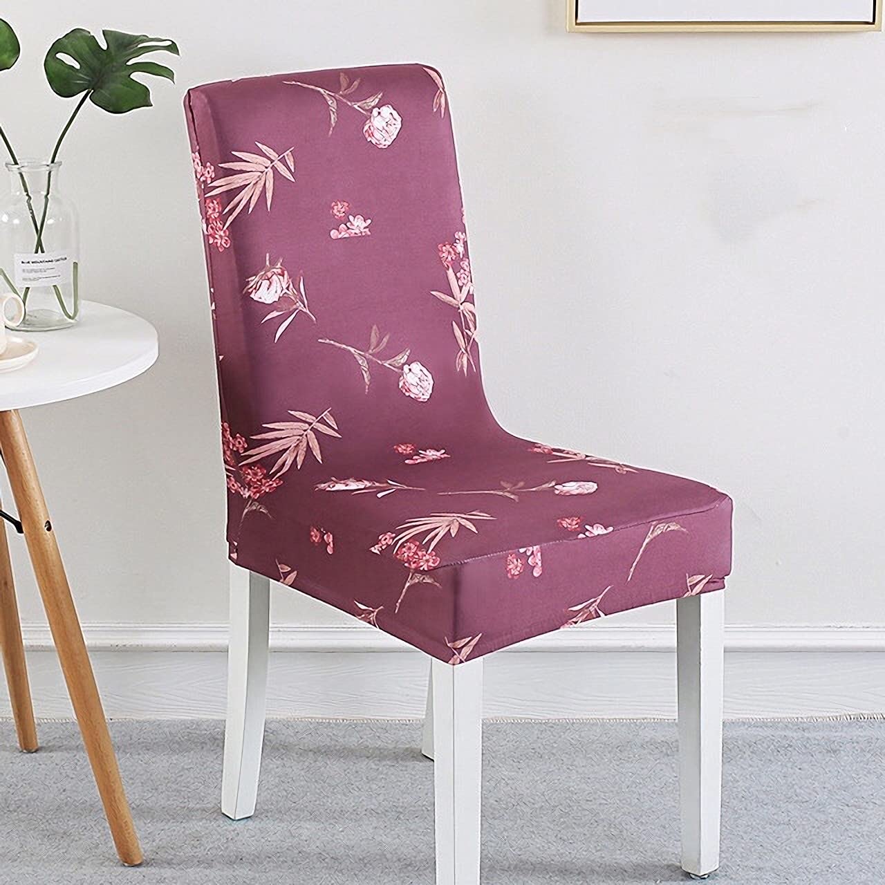 Stretch Spandex Chair Covers for Dining, Wedding & Party Decor - Home & Kitchen