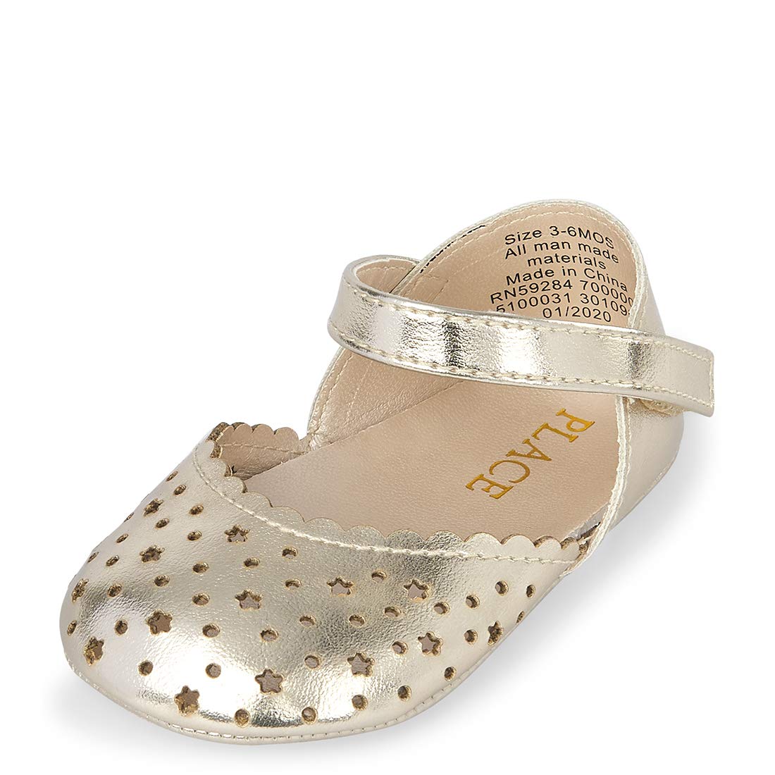 The Children's Place Unisex-Child Ballet Flat Shoes - Comfortable & Stylish Toddler Girls & Boys Dance Shoes for Ballet Class, Party & Dress Up
