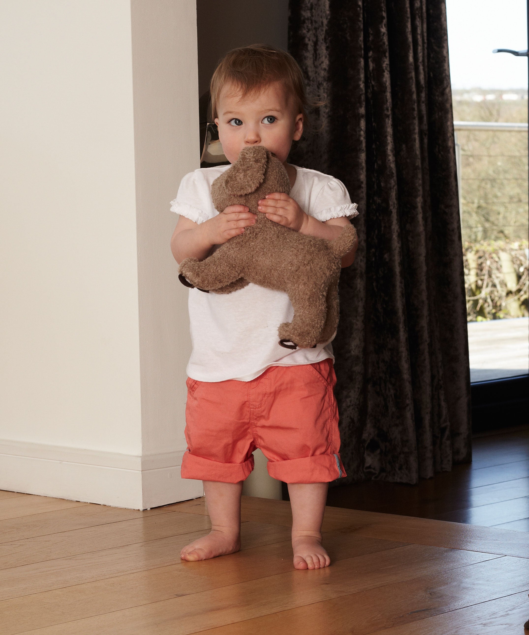 Percy Pup Pull Along Toy - Interactive Dog Toy for Toddlers, Durable Wooden Pull Toy for Kids - Perfect for Indoor Play, Outdoor Walks & Early Childhood Development