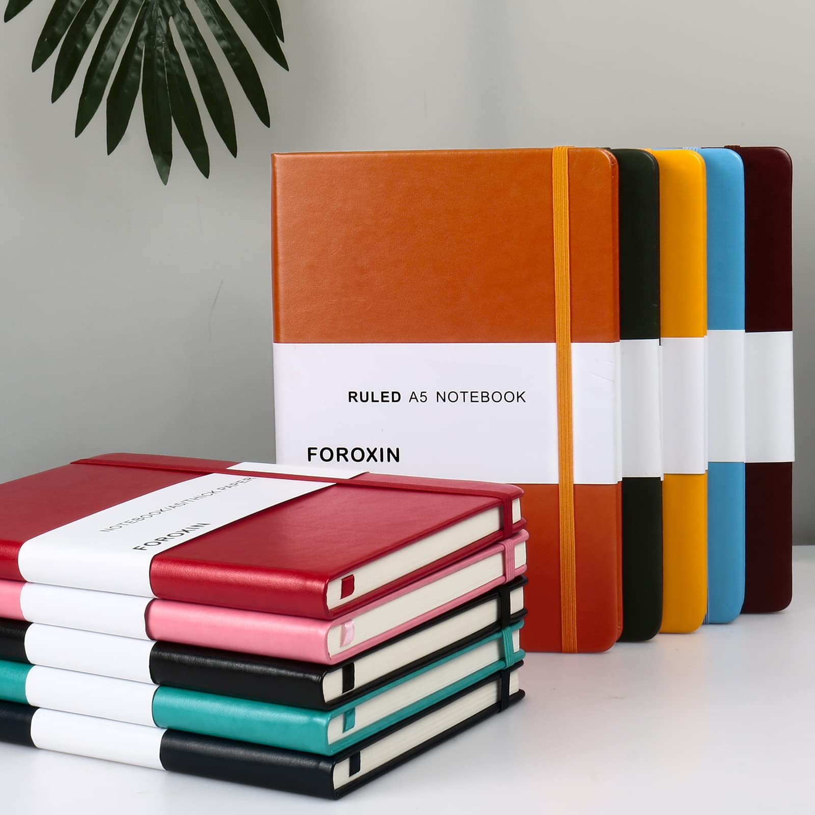 Premium Leather Lined Journal Notebook for Women & Men - 8.3