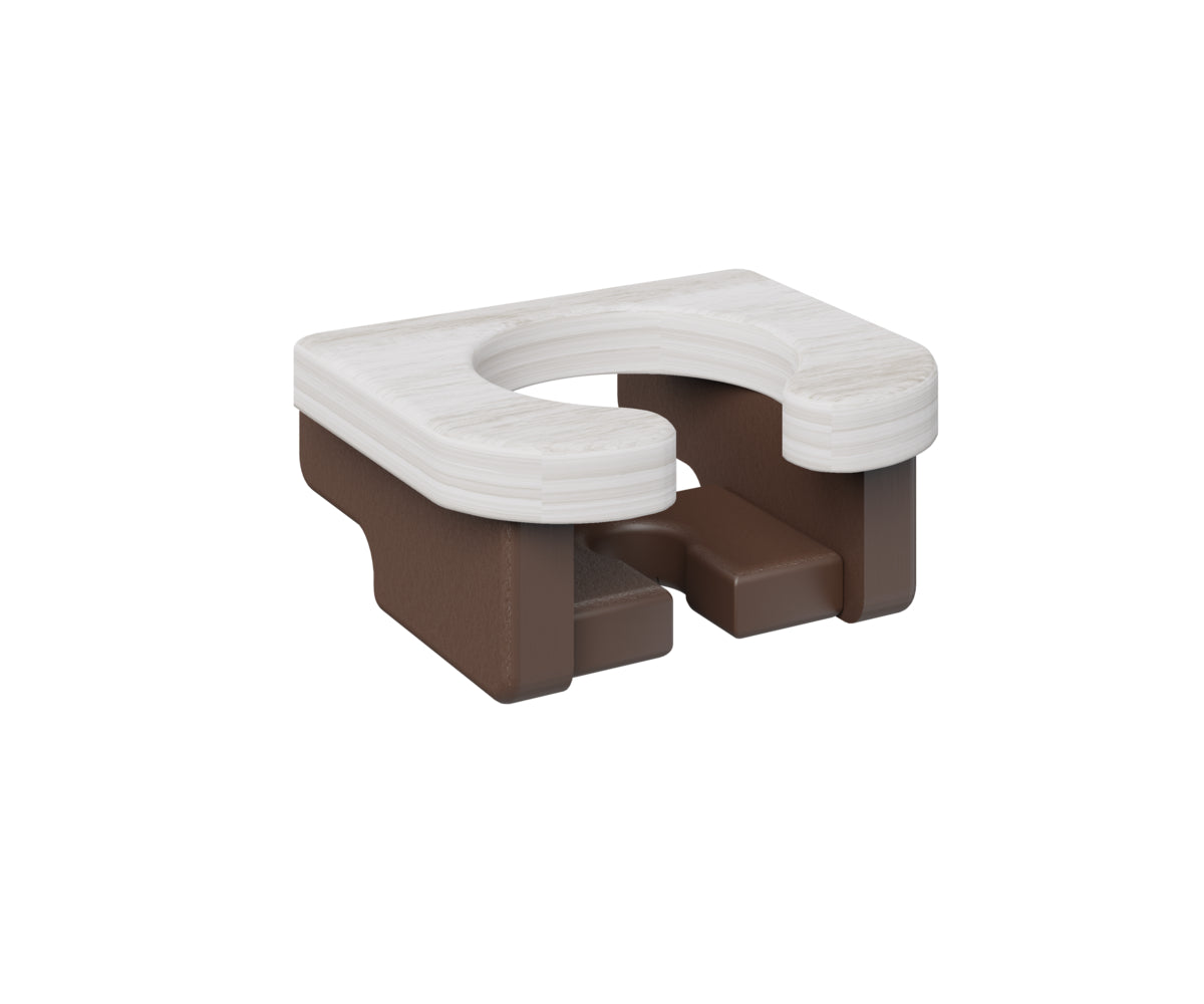 Berlin Gardens HDPE Cup Holder - Durable Outdoor Drink Holder for Patio, Deck & Picnic - Perfect for Beer, Soda & Cocktails - Weather-Resistant & UV Protected (Black)