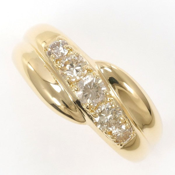 18K Yellow Gold Diamond Ring for Women - Elegant Solitaire Engagement & Wedding Band - Perfect for Proposals, Anniversaries, and Special Occasions