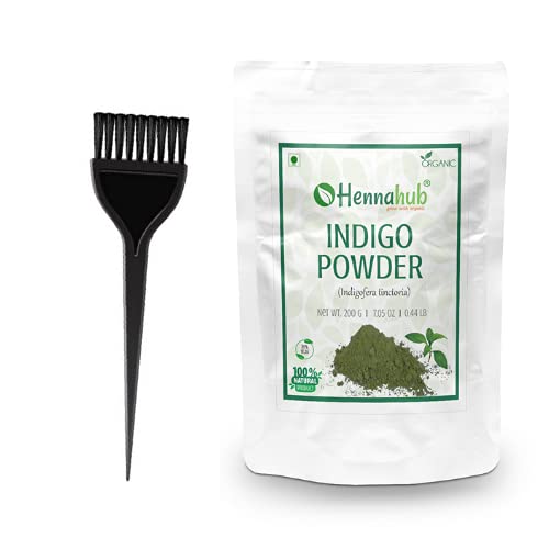 Natural Indigo Powder for Hair - 200g | Strengthens, Adds Shine & Conditions | Organic Hair Color Dye | Perfect for DIY Hair Coloring & Natural Hair Care at Home