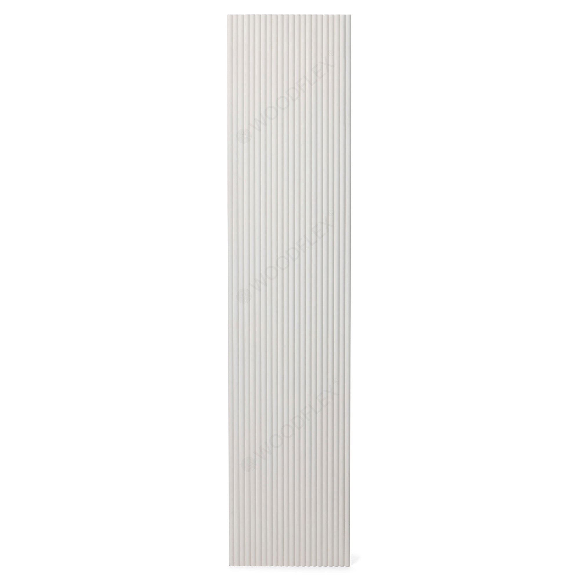 WOODFLEX White Primed Flexible Half Round Molding 2700mm x 600mm - Perfect for Crown Molding, Ceiling Trim & Interior Decoration