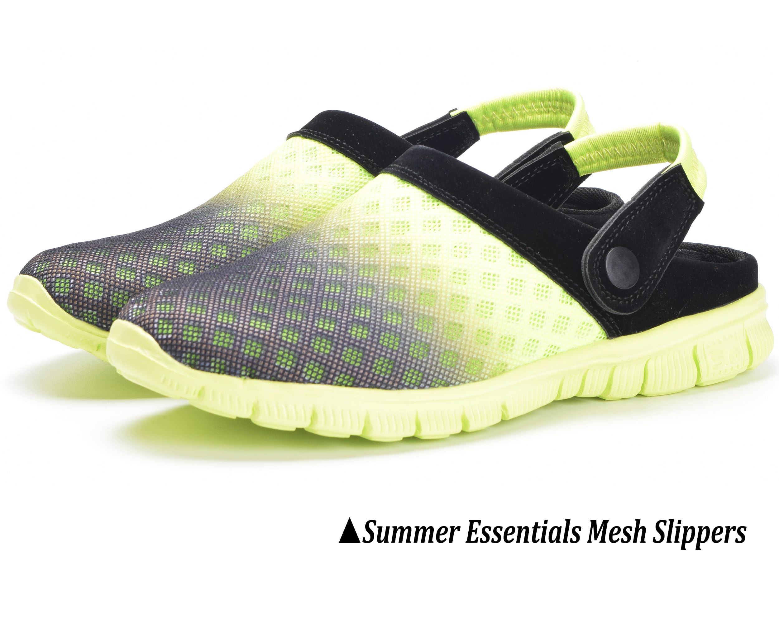 **HSYOOES Unisex Breathable Mesh Garden Clogs - Non-Slip Summer Mules for Men & Women - Outdoor Beach, Pool, and Yard Comfort Sandals**