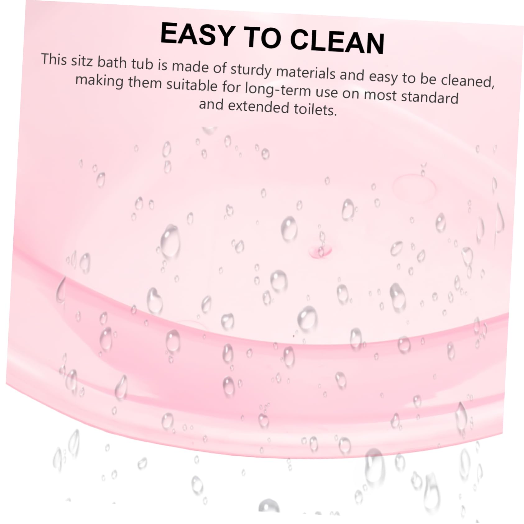 Portable Perineal Soaking Bath Tub for Hemorrhoid Relief & Postpartum Care - Bidet Sitz Bath Basin with Comfortable Semicup Design | Ideal for Post-Surgery Recovery, Postpartum Hygiene & Daily Personal Cleansing