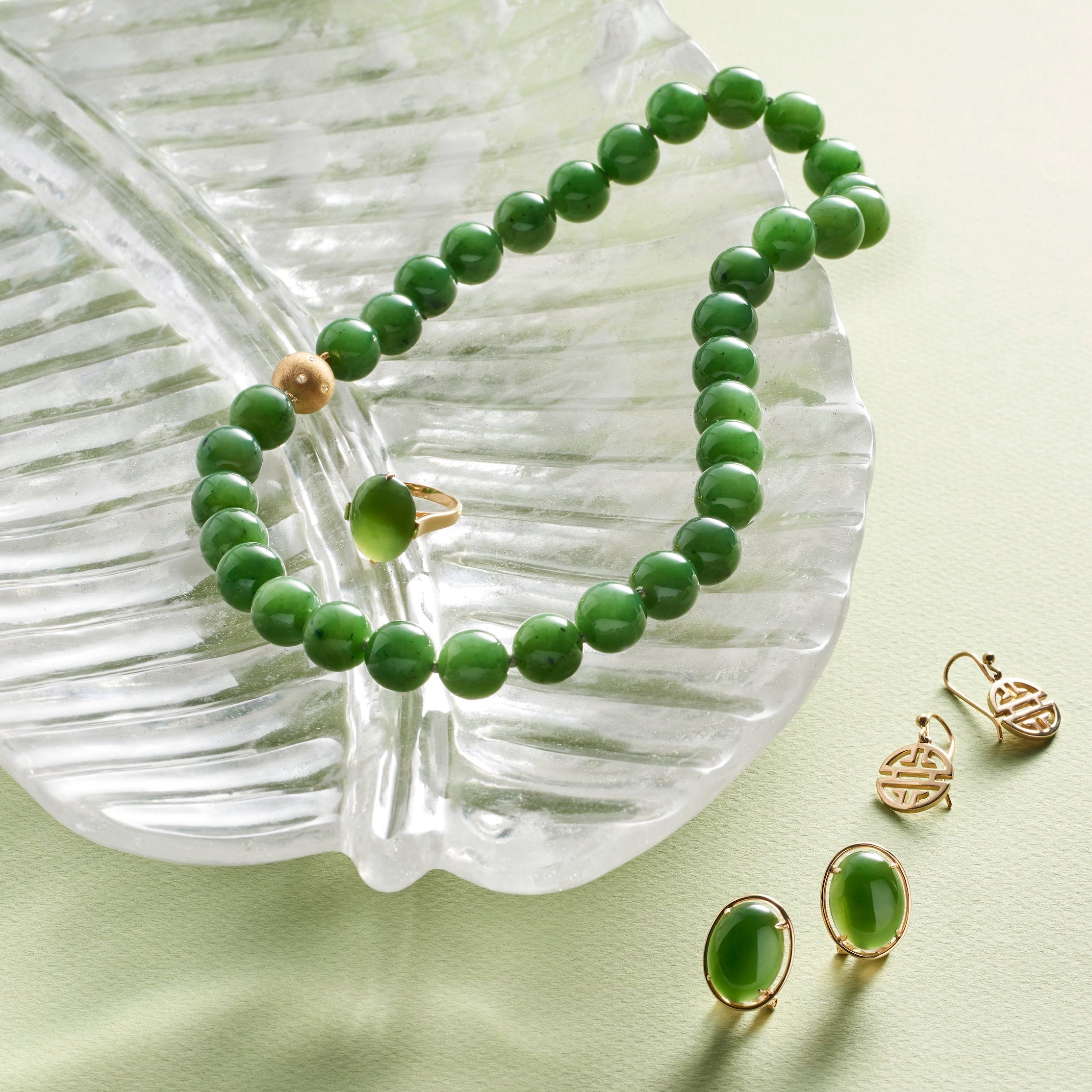 Green Nephrite Jade Peninsula Earrings – Handcrafted Dangle Earrings for Women, Perfect for Weddings, Parties & Everyday Wear