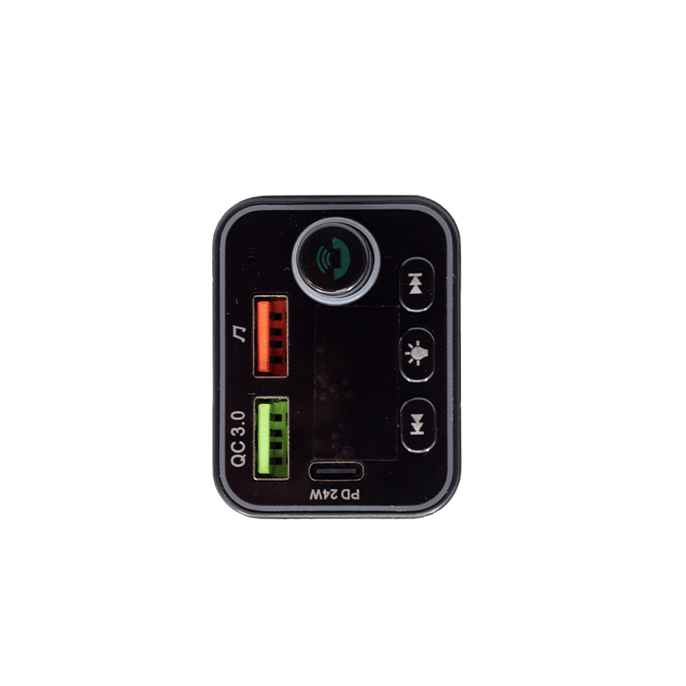 Havit HV FM819BT BK Bluetooth MP3 Modulator for Car - Wireless FM Transmitter with Hands-Free Calling, USB Charger & Music Streaming - Perfect for Road Trips & Commuting