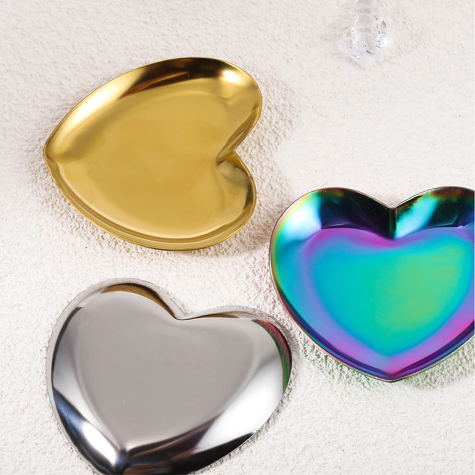 Heart-Shaped Empty Nail Art Palette - Professional Manicure Tool for Nail Tips Display & Polish Mixing | Perfect for Salon, Home DIY Nail Art & Beauty Professionals