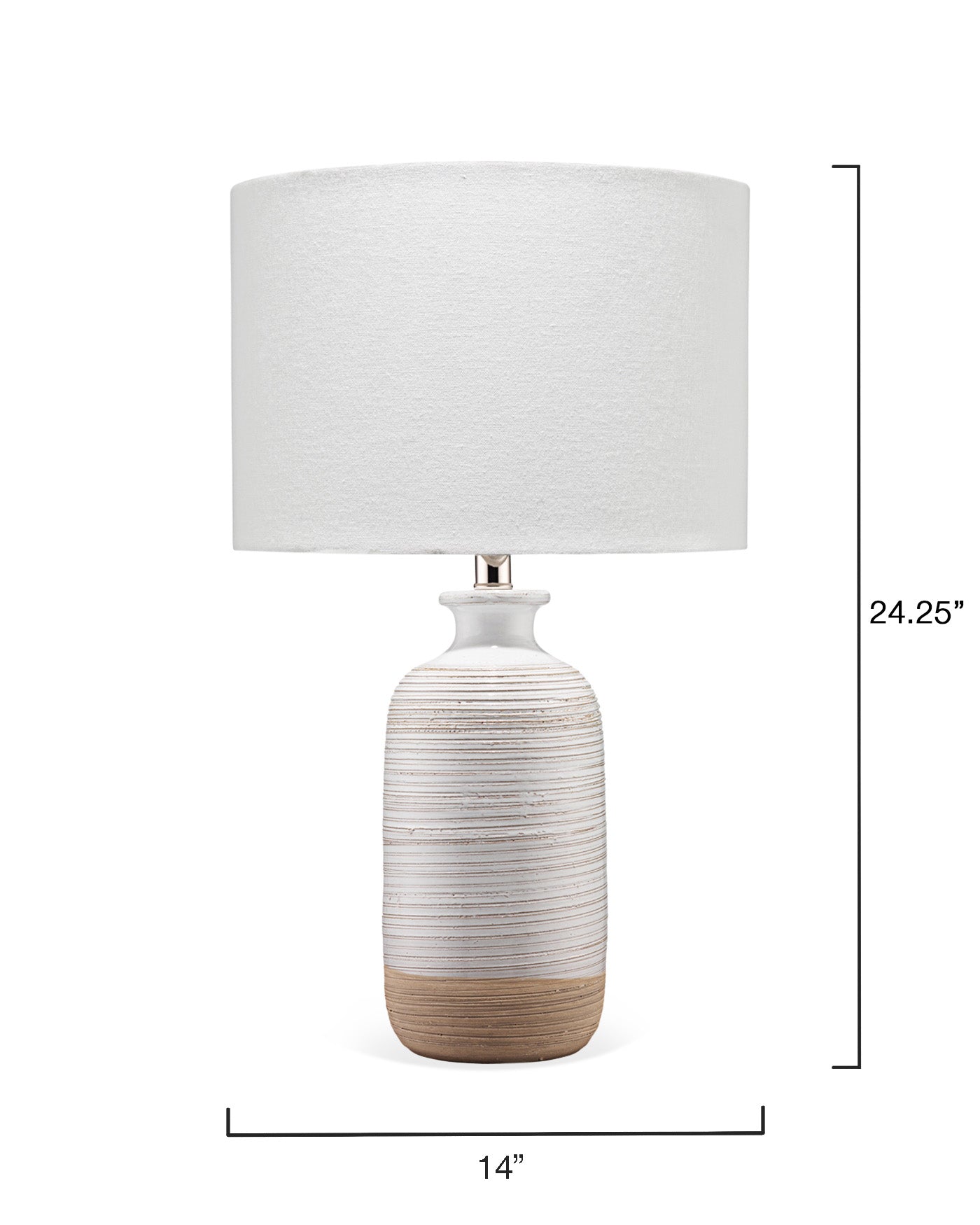 Ashwell Modern Table Lamp - Stylish LED Nightstand Lamp for Bedroom, Living Room, Office - Warm White Light with Touch Control & USB Port