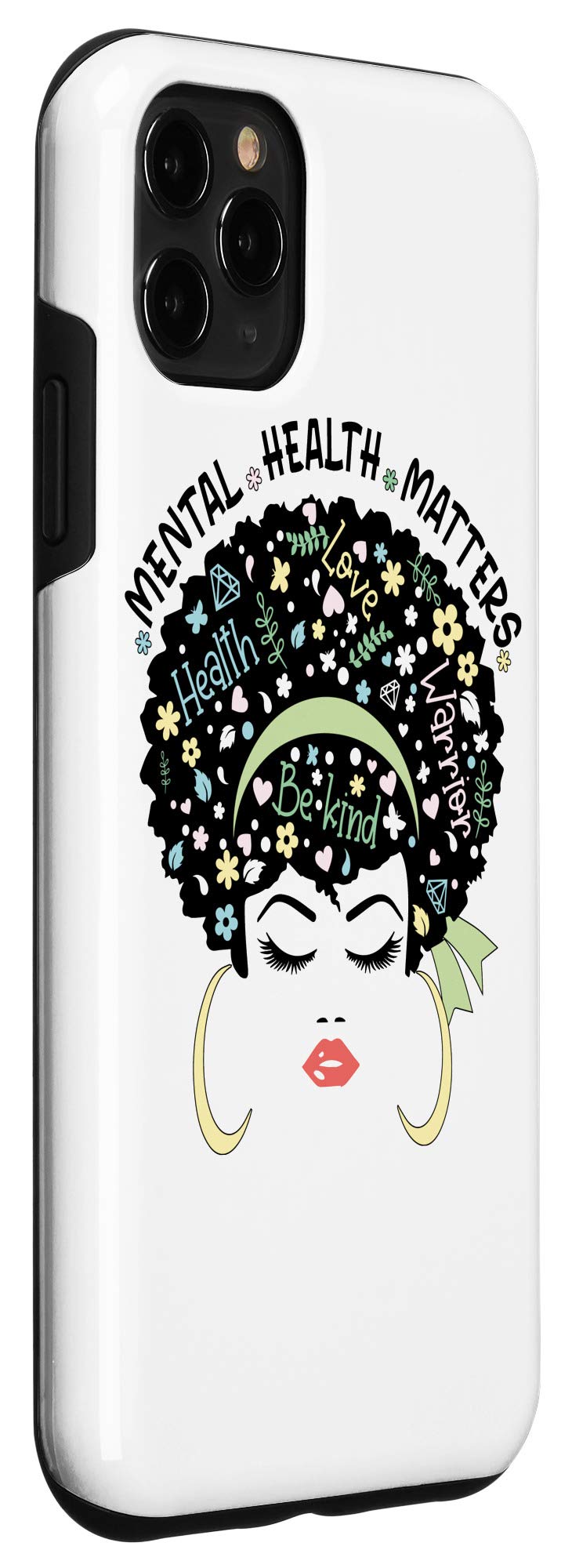 iPhone 11 Pro Max Case - Mental Health Awareness Protective Cover for Women & Girls | Perfect for Daily Use, Work, School & Travel