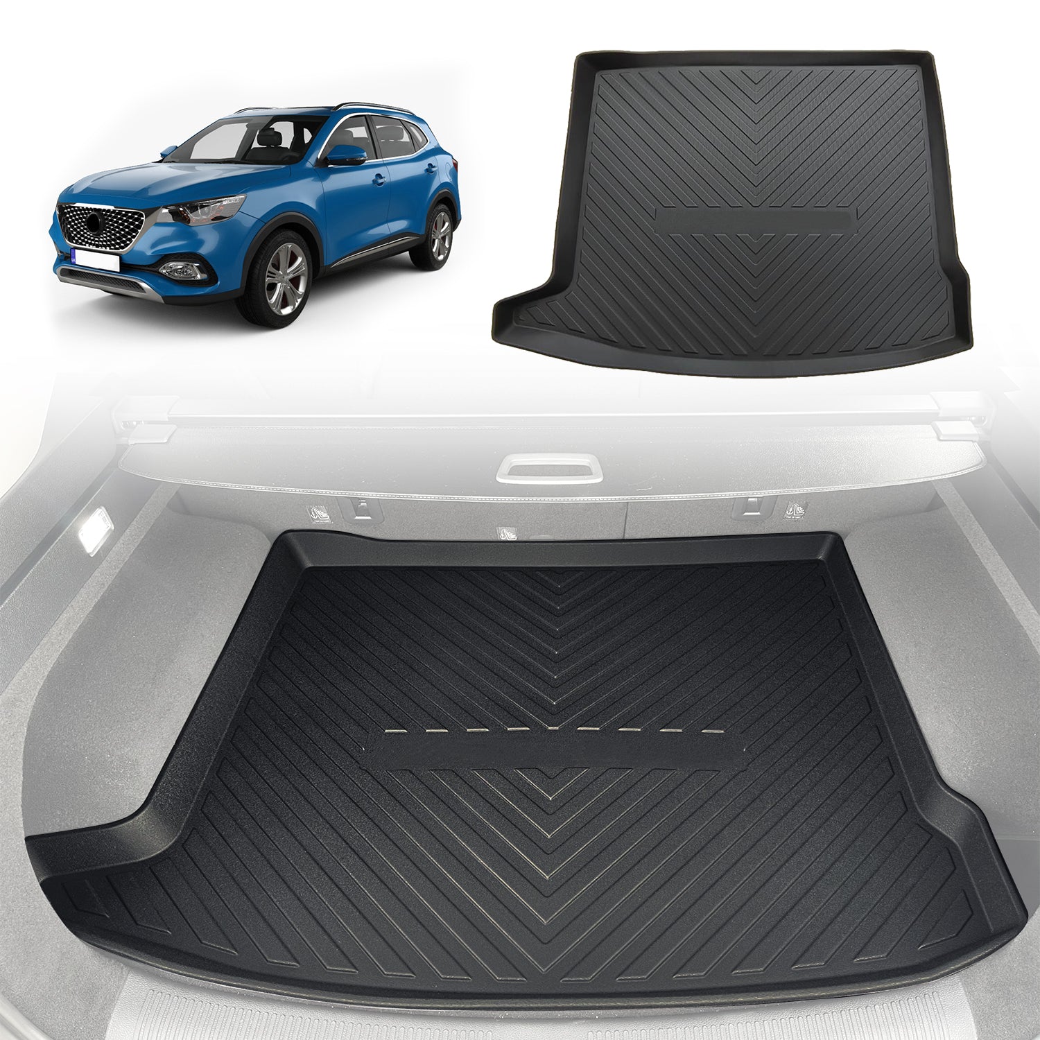 MG HS Petrol 2019-2024 Car Boot Liner - Waterproof & Durable Trunk Mat Protector for Pets, Cargo & Spills - Perfect for Road Trips, Camping & Outdoor Adventures