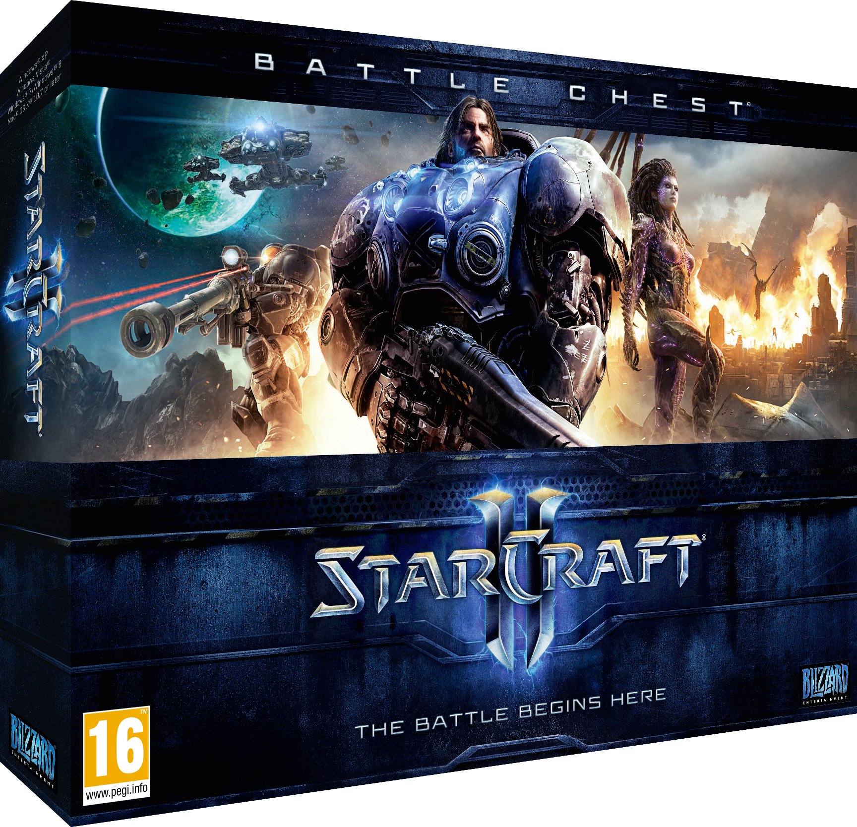StarCraft II Battle Chest - PC Game with Wings of Liberty & Heart of the Swarm Expansions | Real-Time Strategy Game for Windows | Perfect for Competitive Gaming & eSports Fans