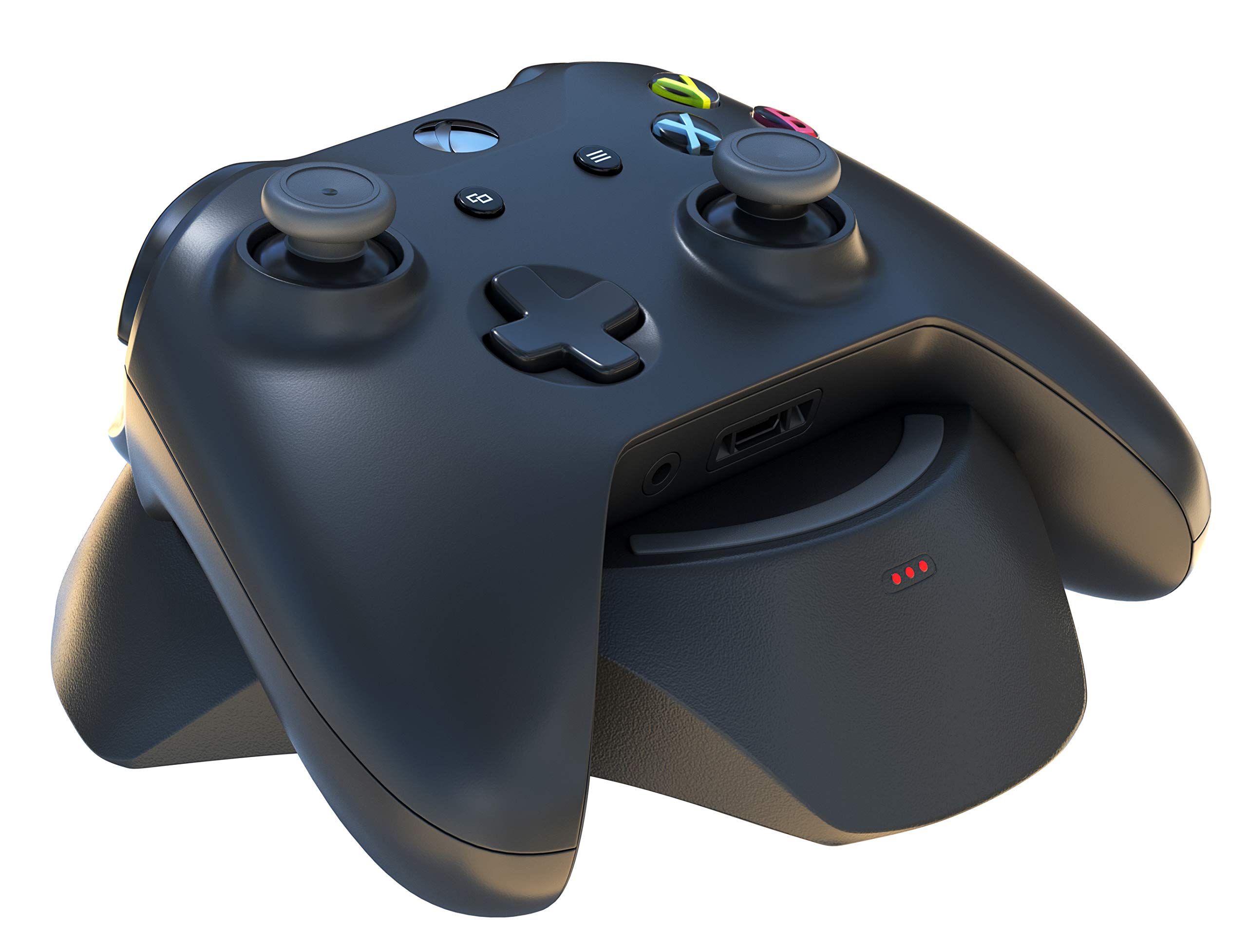 Skywin Wireless Xbox Charging Station - Qi Fast Charger Dock with Battery Pack for Xbox One/Xbox Series X|S Controllers - Perfect for Gaming Sessions & Multiplayer Setups