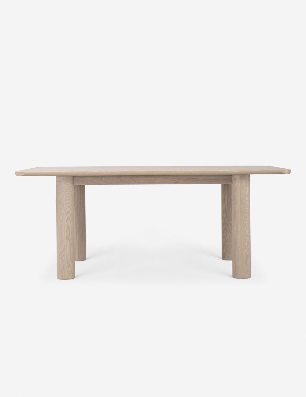 Sun at Six Arc Dining Table - Modern Solid Wood Dining Table for Kitchen & Dining Room - Perfect for Family Gatherings & Dinner Parties