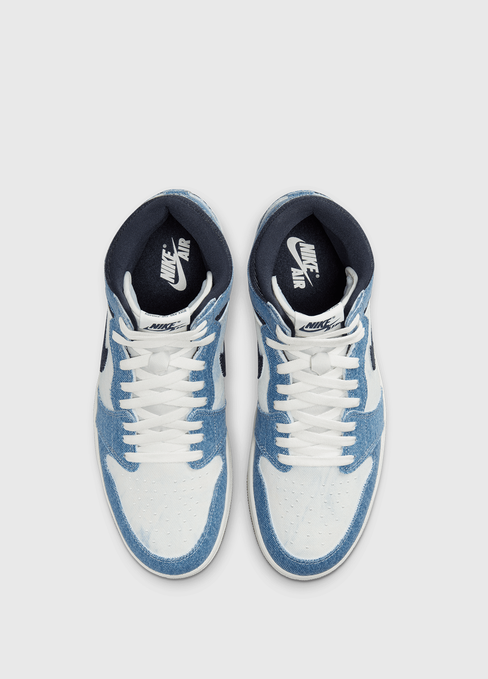 Air Jordan 1 High OG 'Denim' Retro Basketball Shoes - Men's Premium Sneakers for Casual Wear, Street Style & Sneaker Collectors