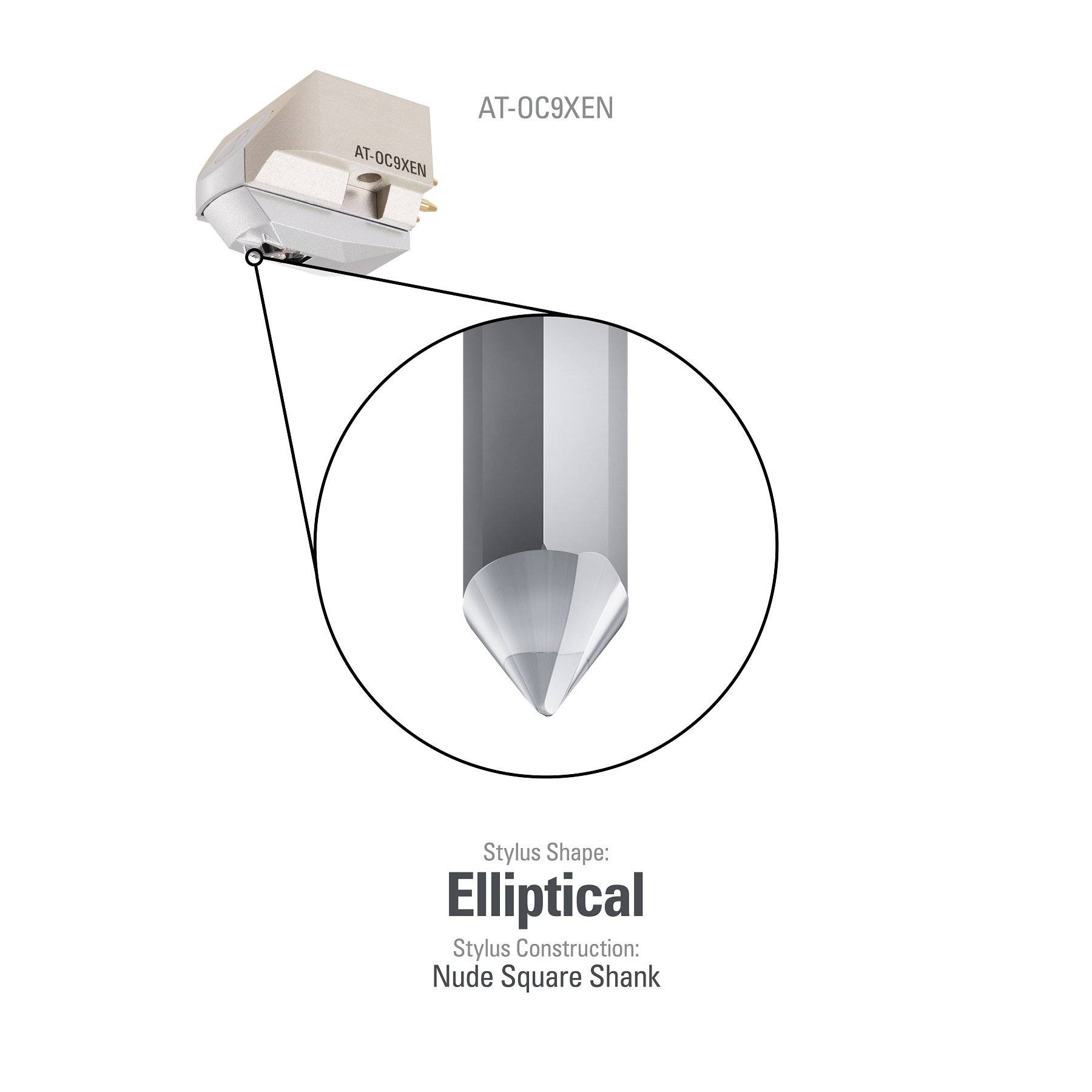 Audio Technica AT OC9XEN High-Performance Dual Moving Coil Phono Cartridge - Perfect for Audiophile Vinyl Records & Hi-Fi Turntable Systems
