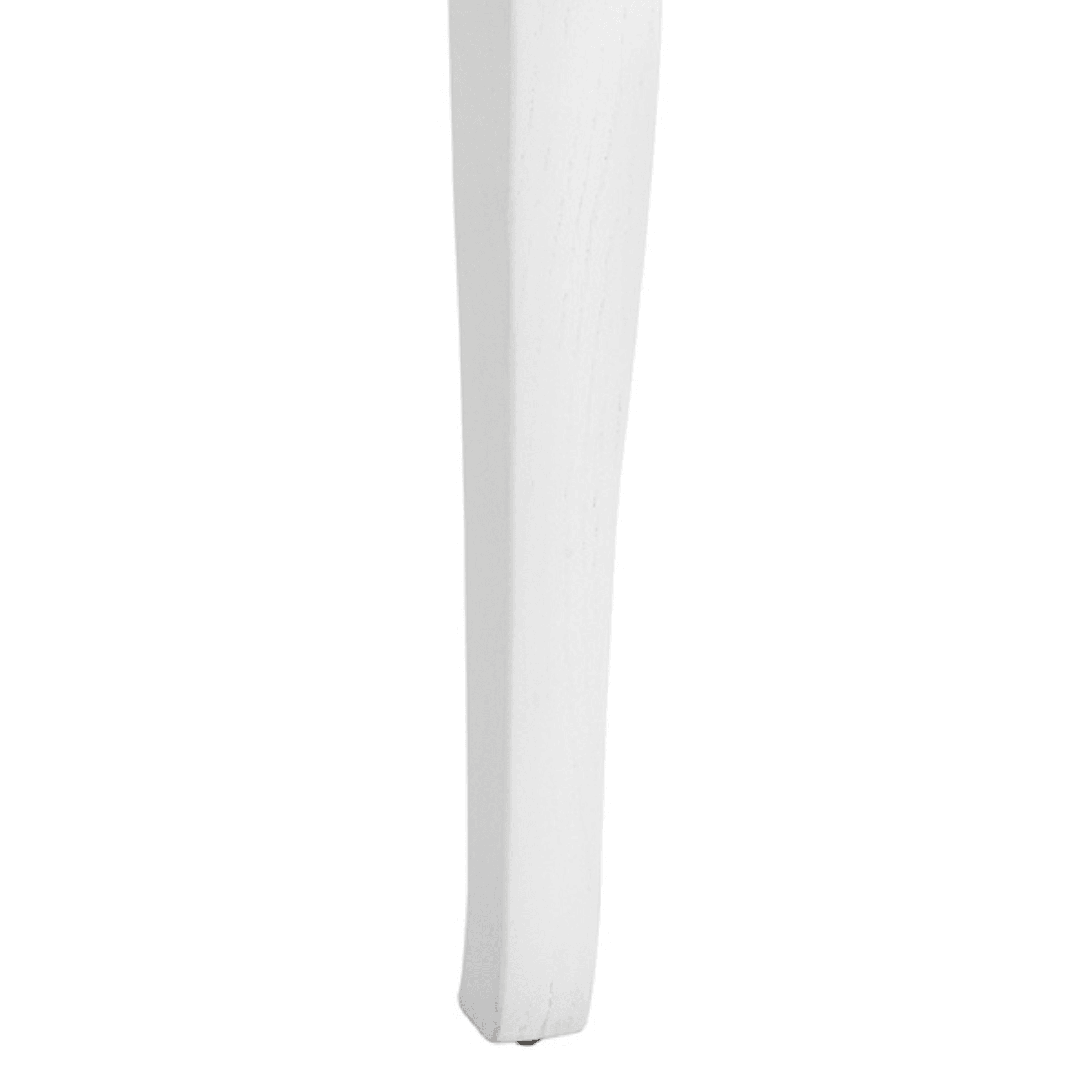Bradley Contemporary White Elm Cane Dining Chair - Modern Farmhouse Kitchen & Dining Room Accent Chair for Home Decor