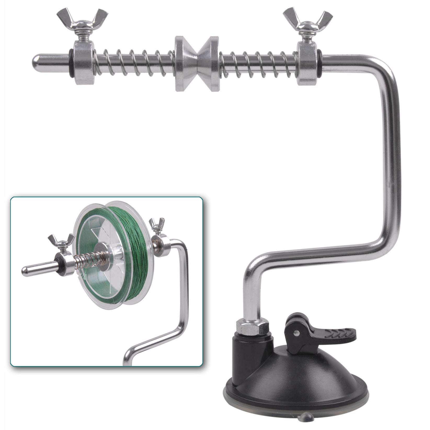 JSHANMEI Portable Fishing Line Winder and Reel Spooler Machine - Adjustable Spooling Station System for Smooth Line Winding | Perfect for Freshwater & Saltwater Fishing, DIY Tackle Setup, and Professional Anglers