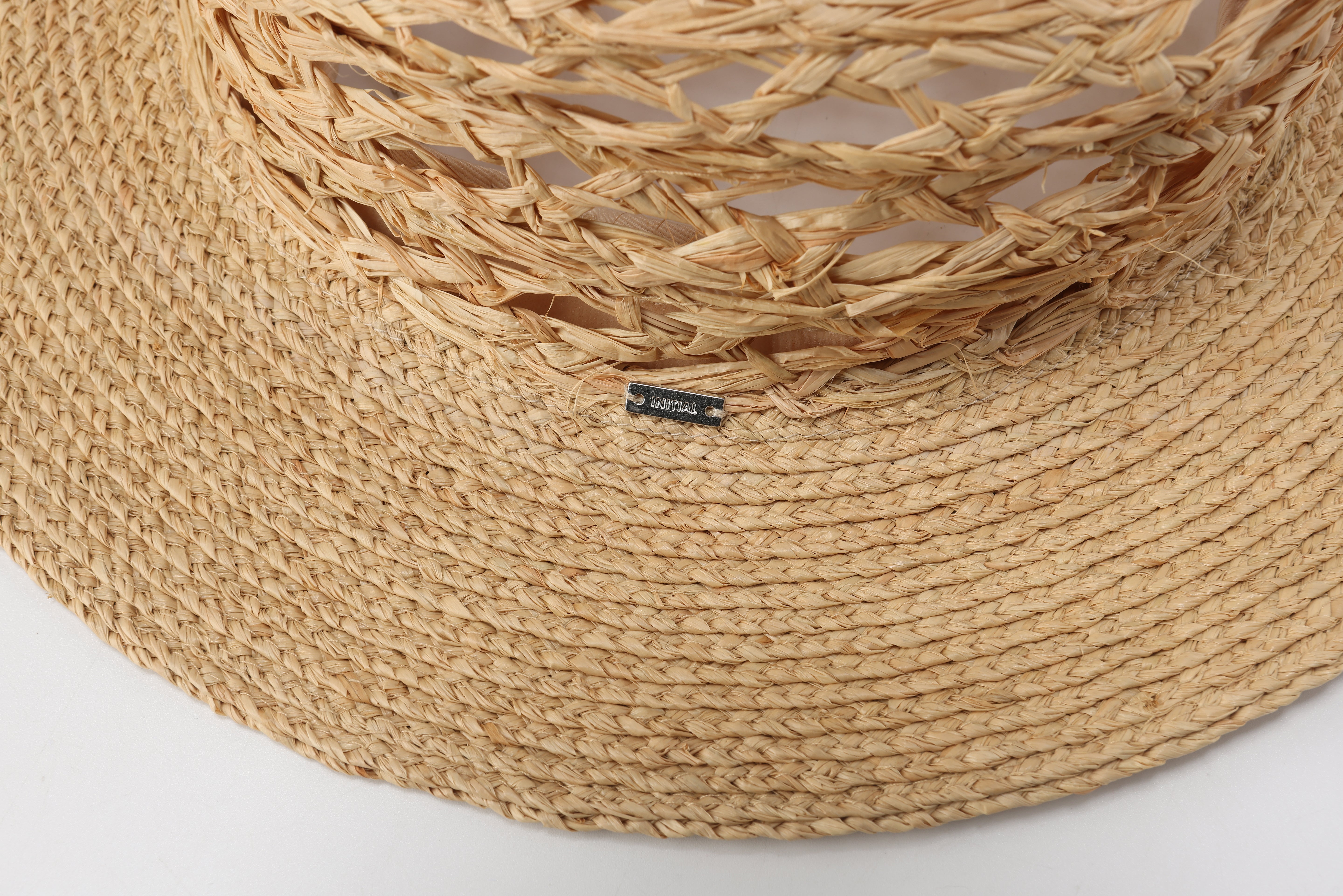 Stylish Raffia Straw Hat with Adjustable Hat Chain - Perfect for Beach, Summer Outfits & Outdoor Activities