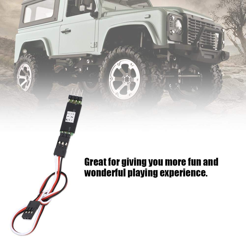 High-Speed RC Car Light Receiver Cord Switch - Upgrade Spare Part for Remote Control Cars | Perfect for Night Racing & Off-Road Adventures