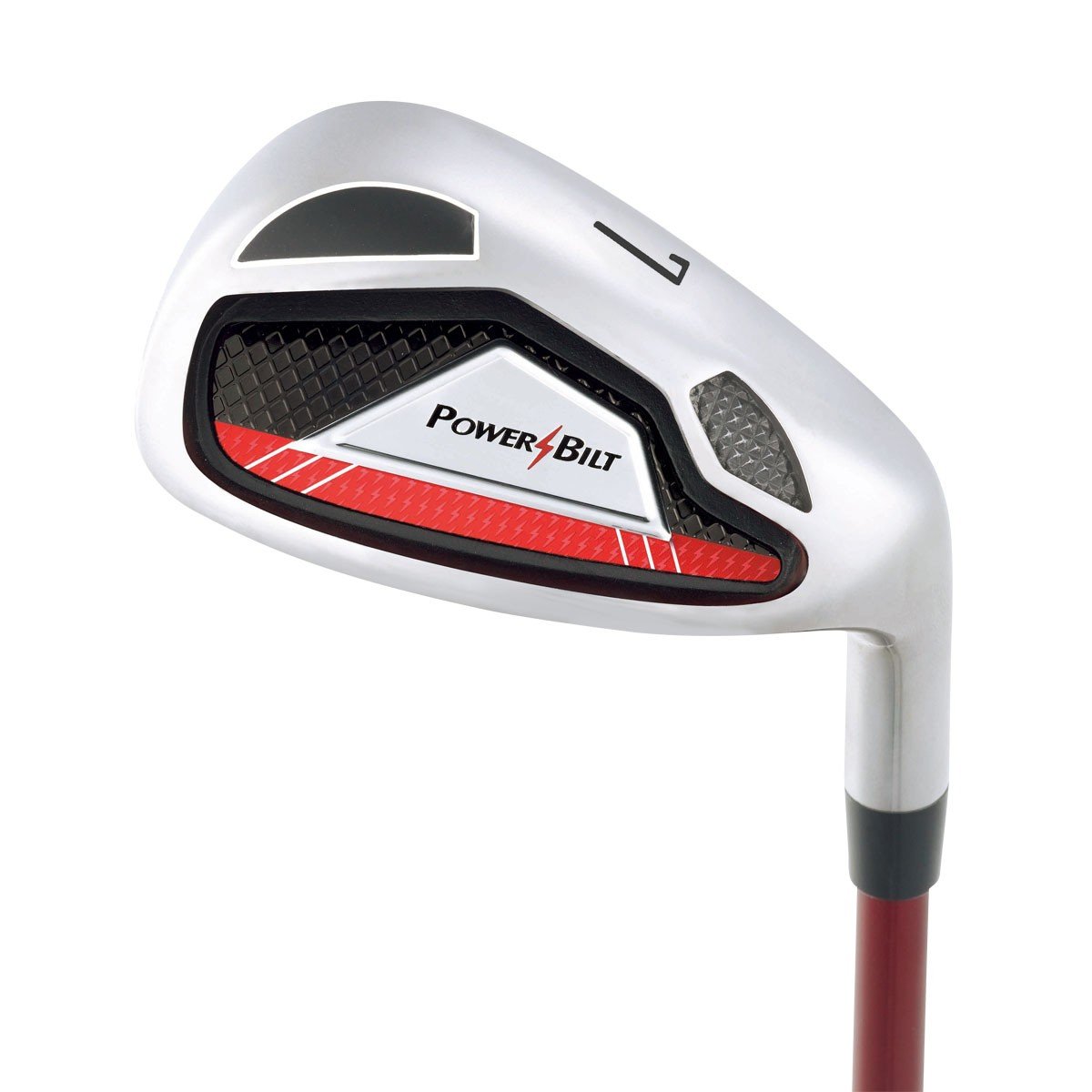 Powerbilt Junior Kids Golf Club Set - Lightweight Golf Clubs for Kids Ages 5-12 | Perfect for Junior Golf Training & Backyard Practice | Includes Putter, Irons & Carry Bag