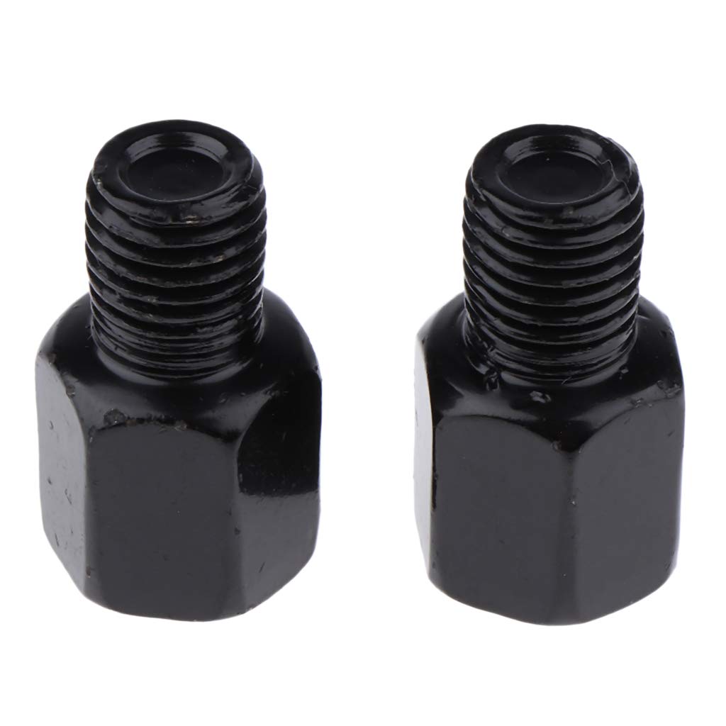 Dolity RH 8mm to 10mm Mirror Adapters for Motorcycle & Scooter - Universal Fit for Handlebar Mirrors Upgrade (Perfect for Harley, Honda, Yamaha Models)